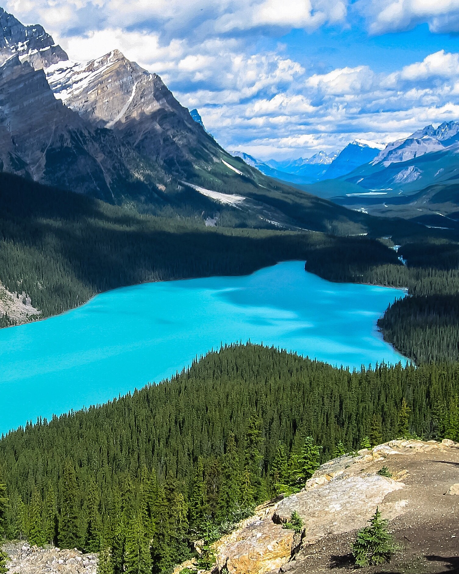 Canon DIGITAL IXUS 800 IS sample photo. The beautiful peyto lake photography