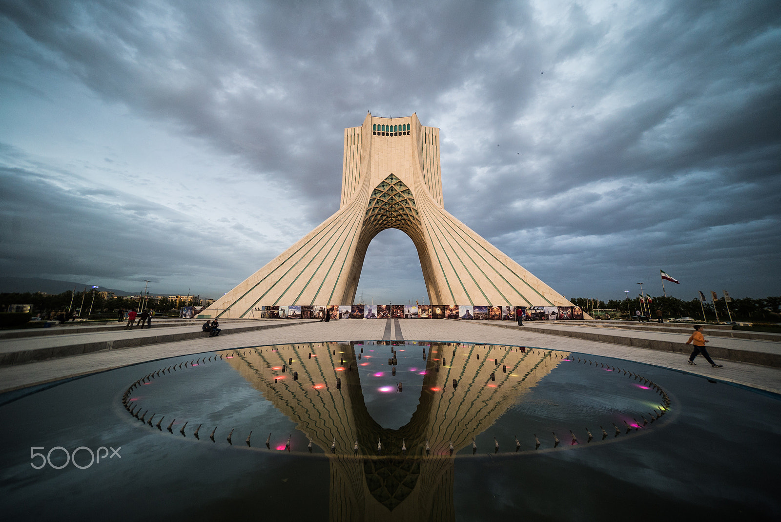 Sony a7S + Sony E 10-18mm F4 OSS sample photo. Azadi monument in tehran, iran photography