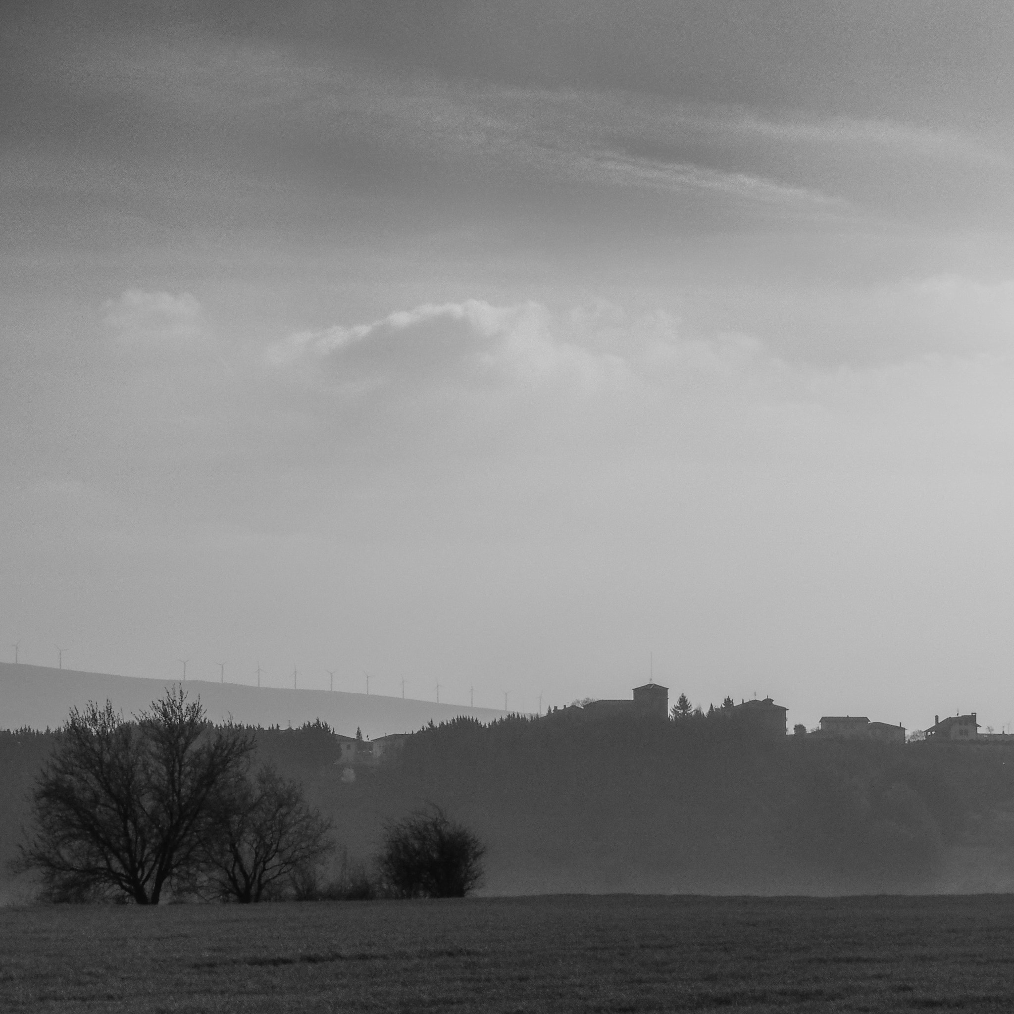 Olympus PEN-F sample photo. Rural silhouette photography