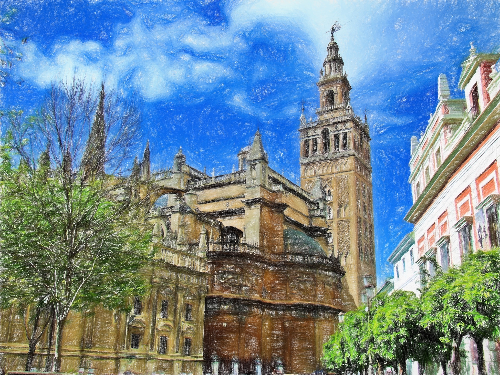 Fujifilm FinePix S5200 sample photo. Painting series: seville photography