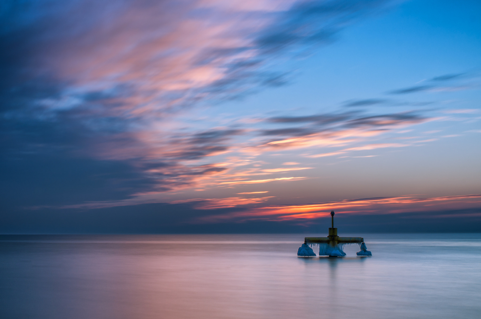 Pentax K-5 IIs sample photo. Sunrise on the baltic sea photography