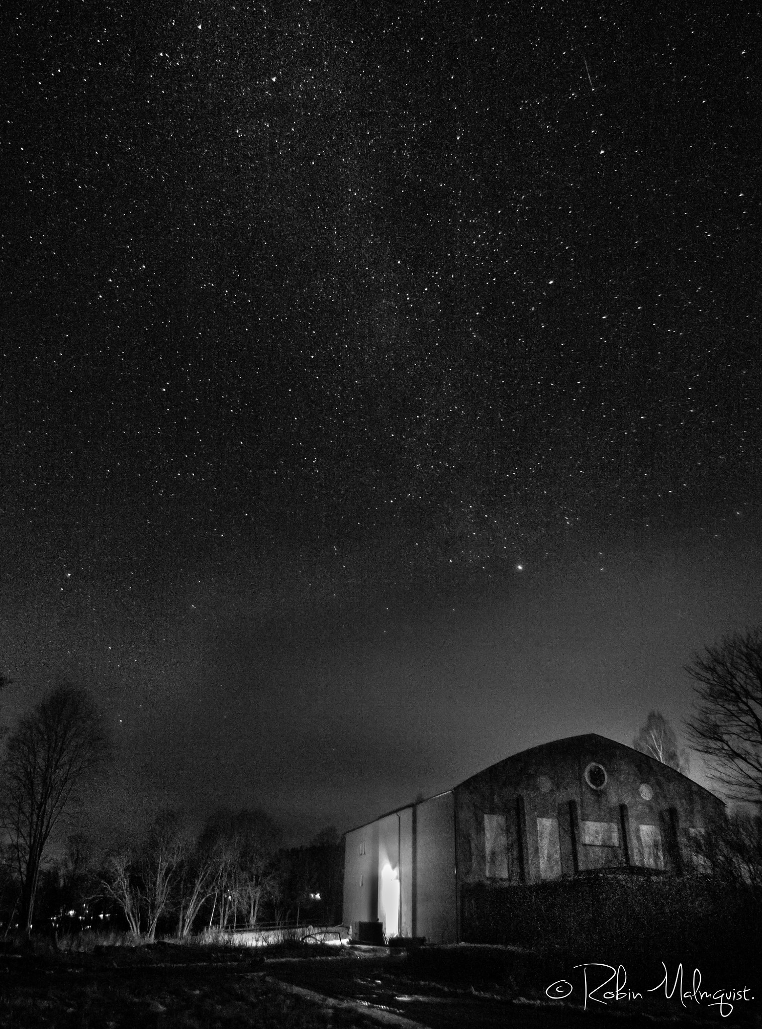 Samsung/Schneider D-XENON 18-55mm F3.5-5.6 II sample photo. Jössefors at night photography
