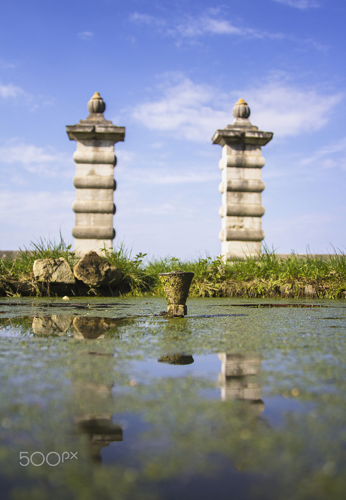 Canon EF 24-85mm F3.5-4.5 USM sample photo. Pond photography