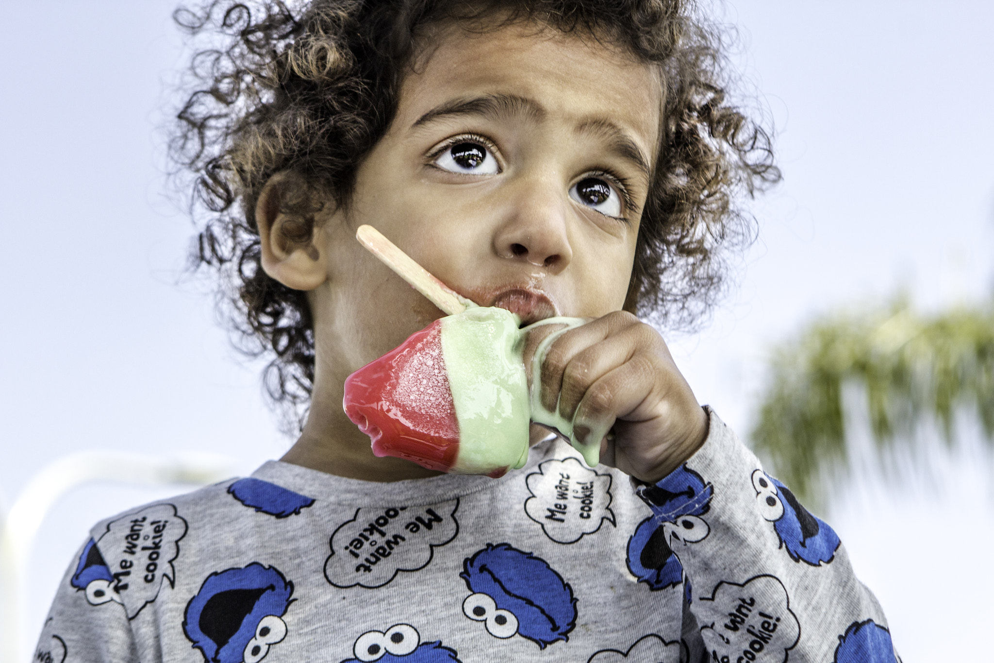 Canon EOS 600D (Rebel EOS T3i / EOS Kiss X5) sample photo. My little ice cream monster photography