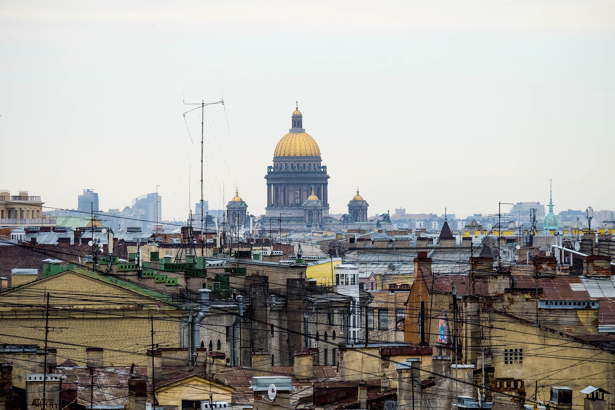 Fujifilm X-A2 + Fujifilm XC 50-230mm F4.5-6.7 OIS II sample photo. The roofs of st. petersburg photography