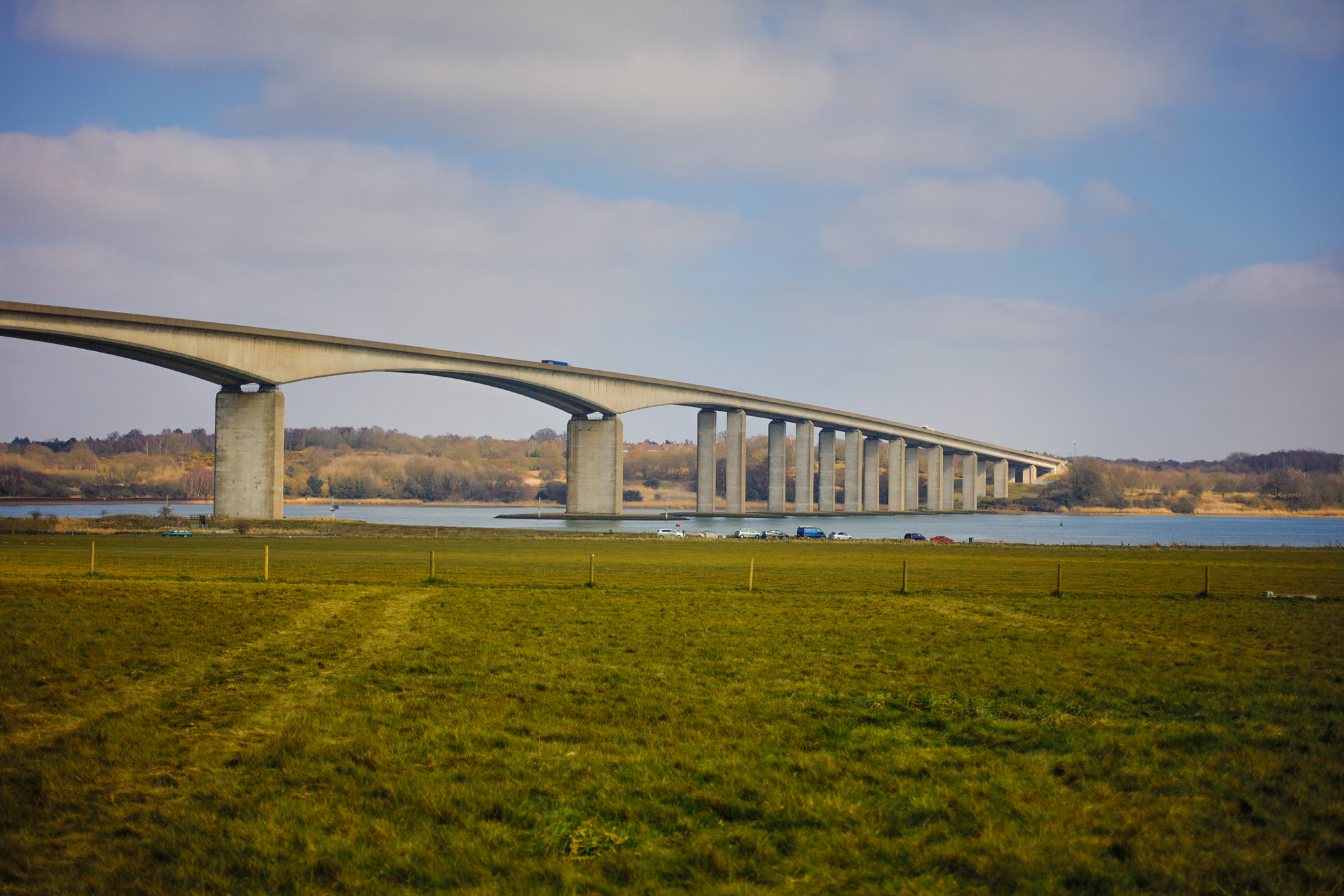 Canon EF 50mm F2.5 Macro sample photo. Orwell bridge photography
