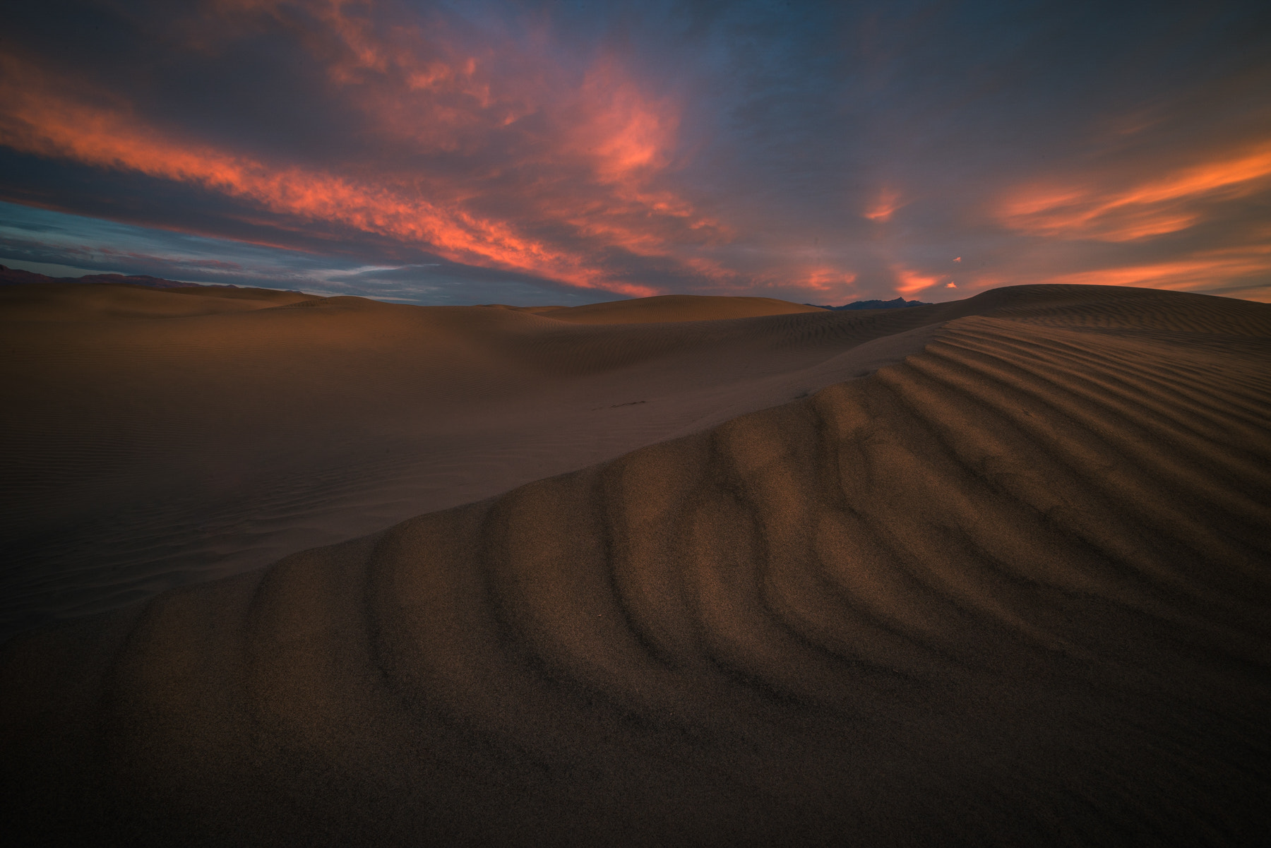 Nikon D800 + Sigma 14mm F2.8 EX Aspherical HSM sample photo. California dunes photography