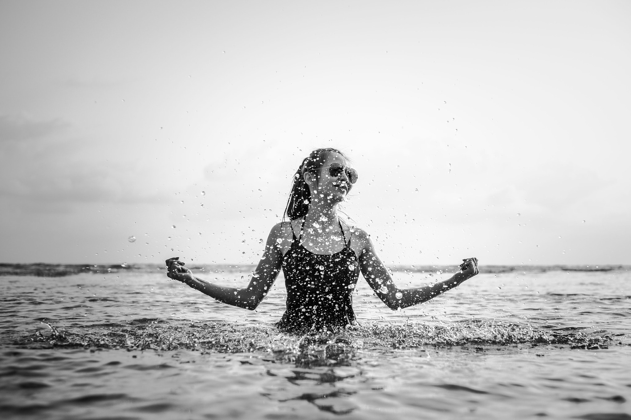 Fujifilm X-A2 sample photo. Let's rock the sea photography