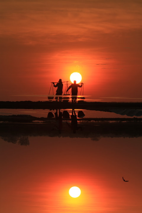 Canon EF 70-200mm F2.8L IS USM sample photo. Salt farmer photography