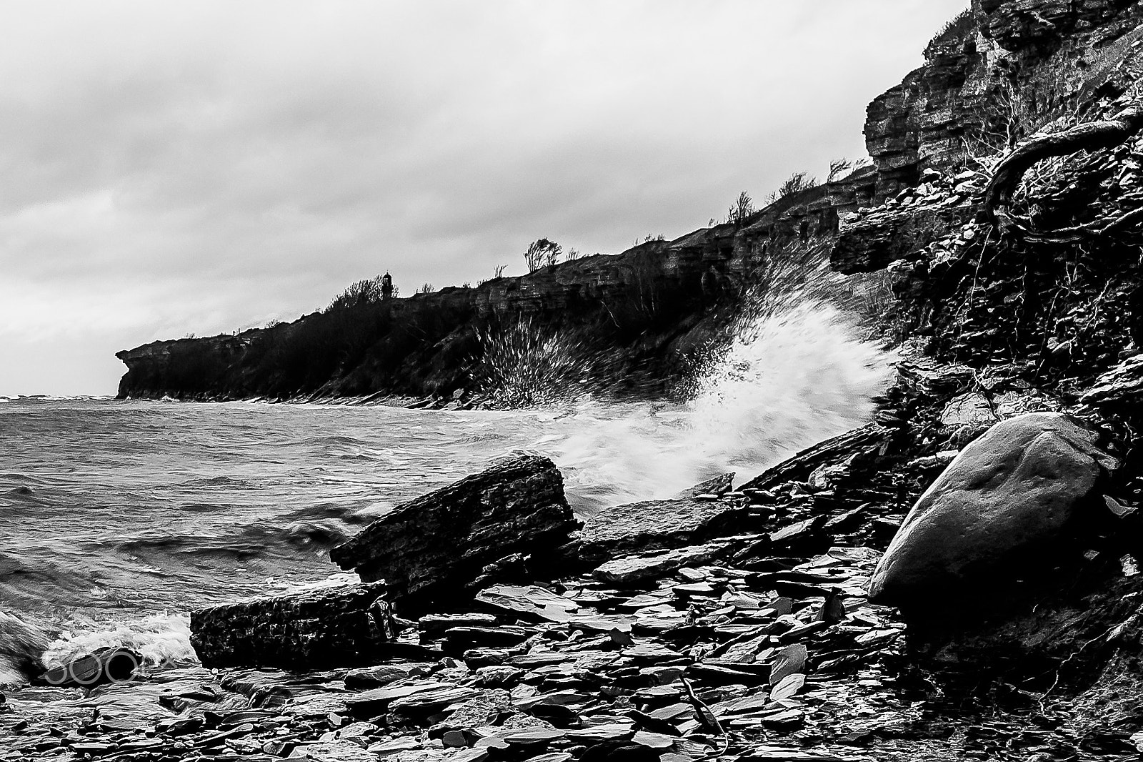Sigma 20mm F1.8 EX DG Aspherical RF sample photo. Stormy sea in paldiski photography
