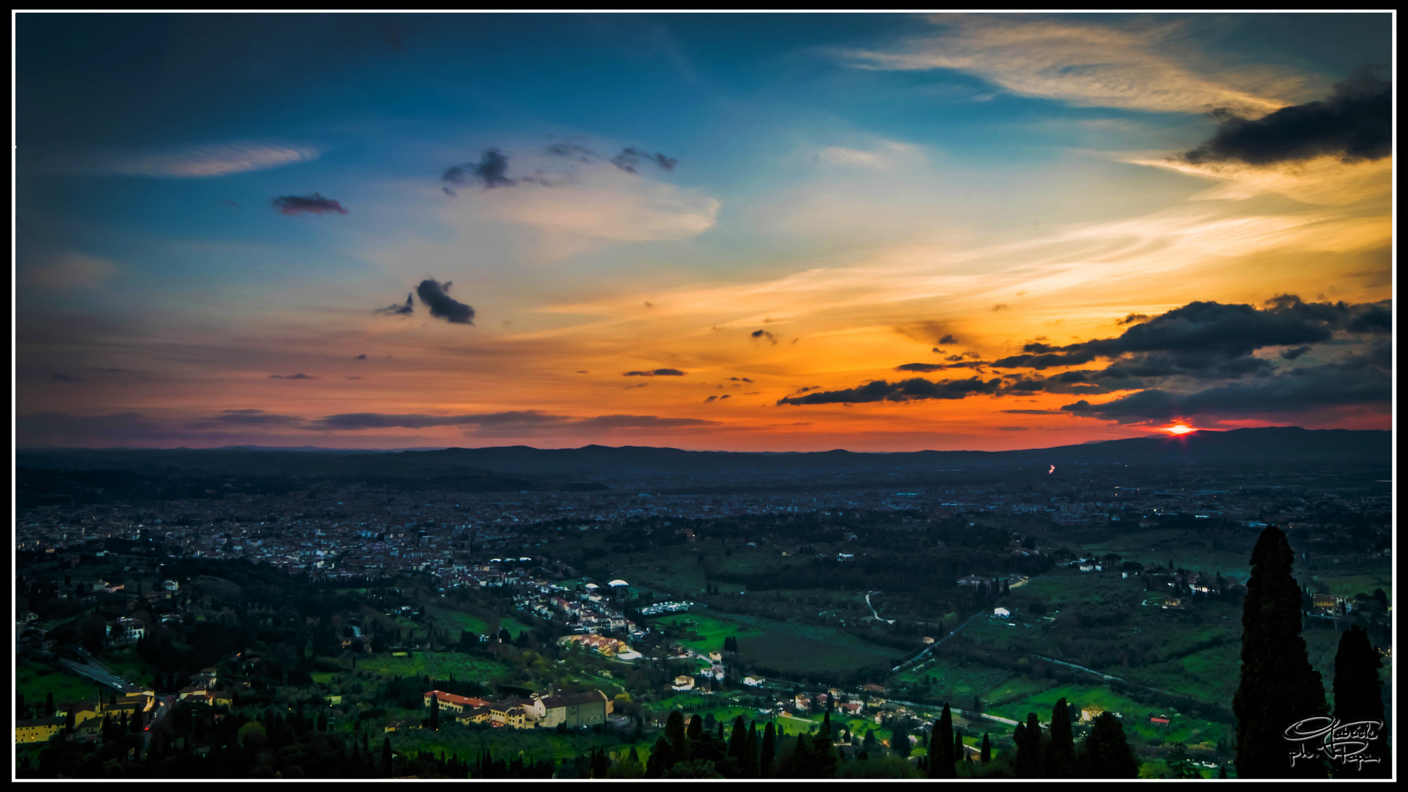 Samyang 14mm F2.8 ED AS IF UMC sample photo. Sunset in florence photography