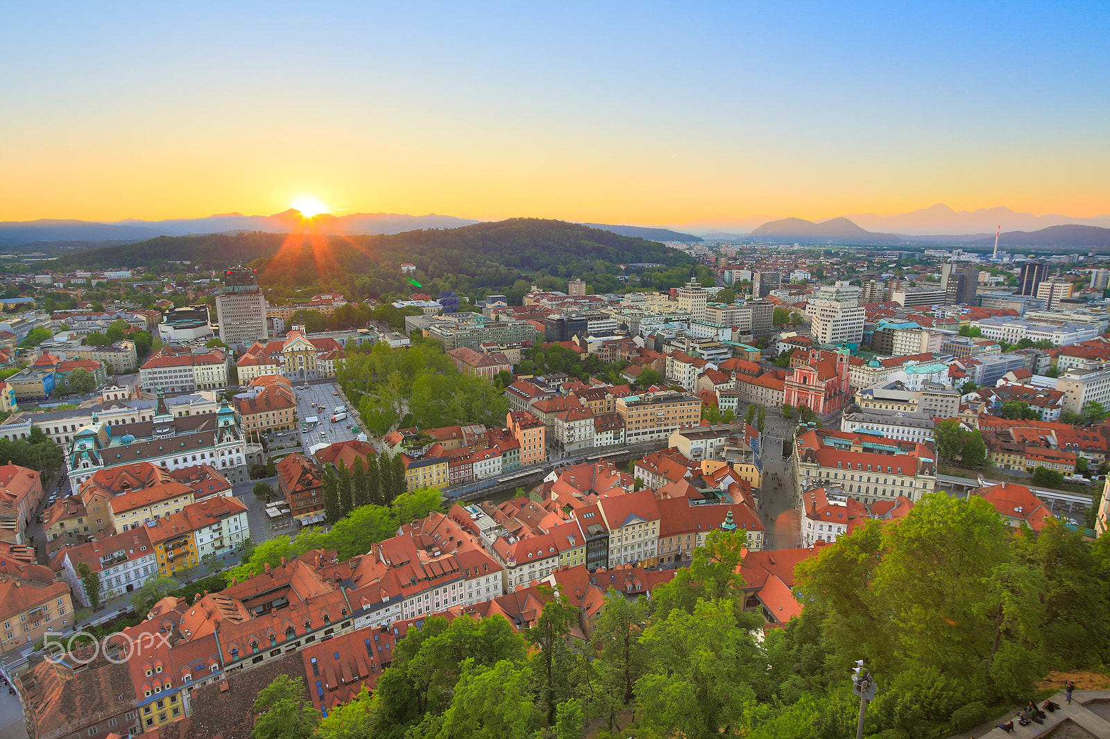 Sigma 15-30mm f/3.5-4.5 EX DG Aspherical sample photo. Panorama of ljubljana, slovenia, europe. photography