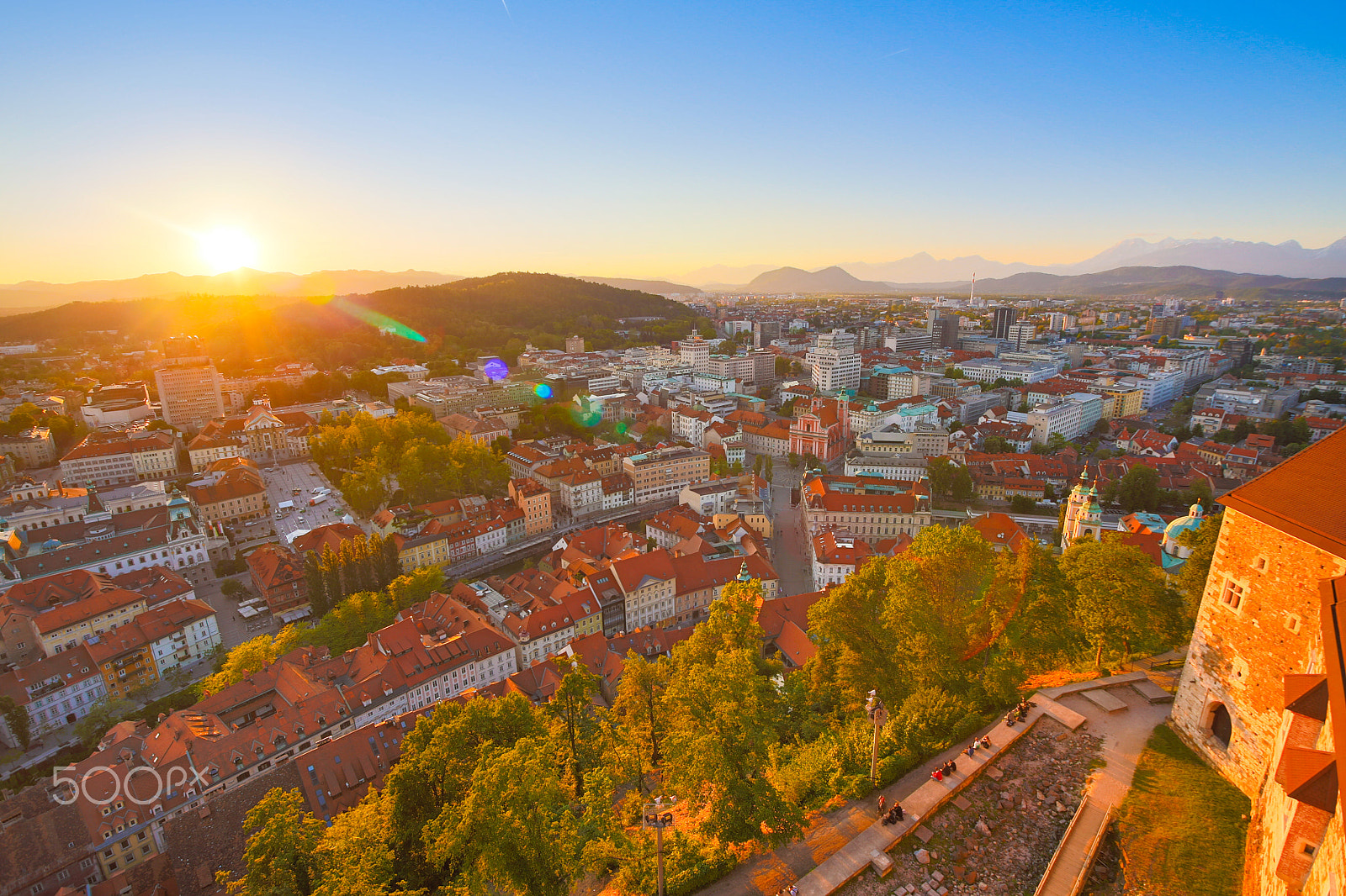 Sigma 15-30mm f/3.5-4.5 EX DG Aspherical sample photo. Panorama of ljubljana, slovenia, europe. photography