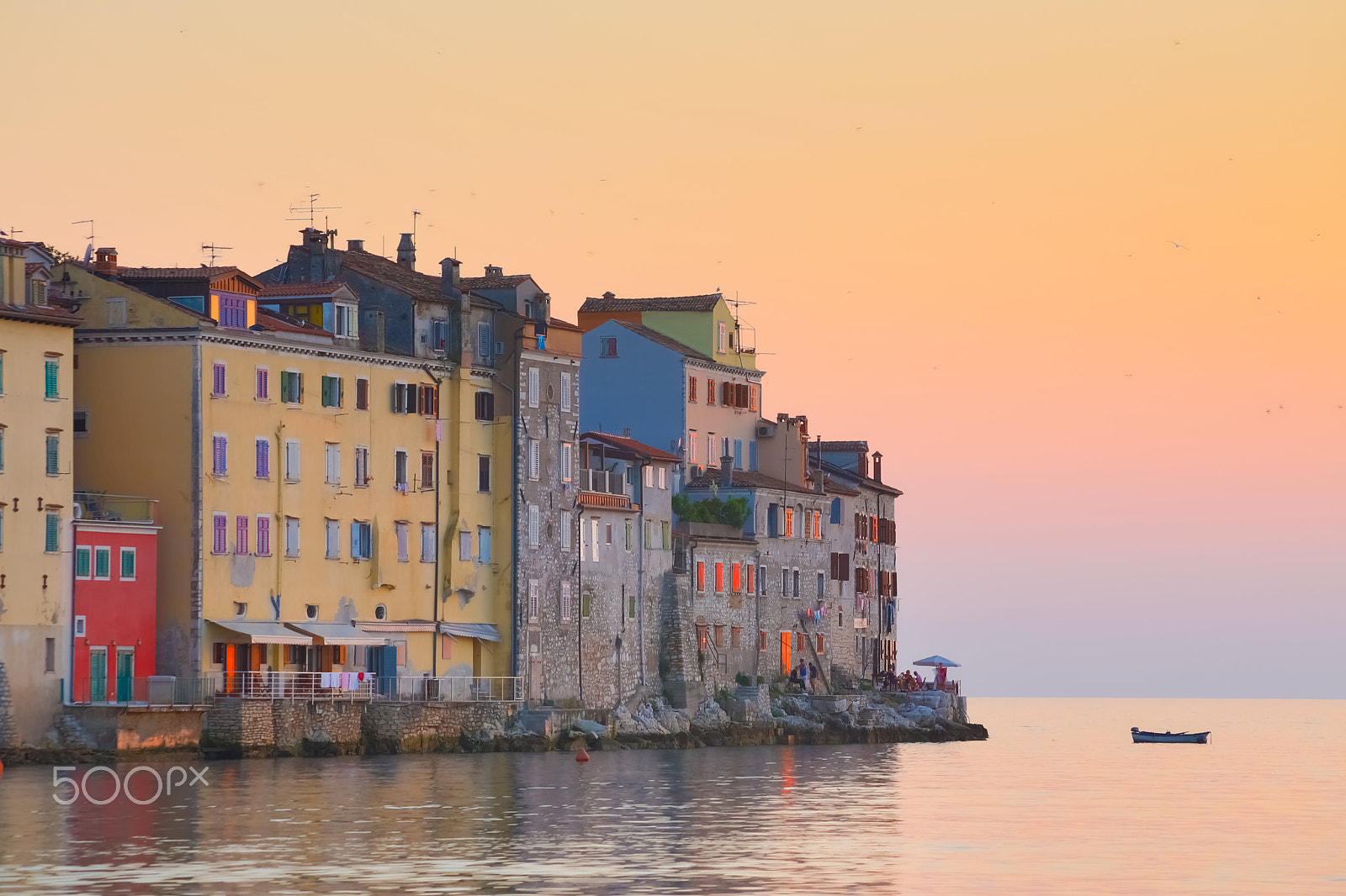Canon EF 100-300mm F4.5-5.6 USM sample photo. Coastal town of rovinj, istria, croatia. photography