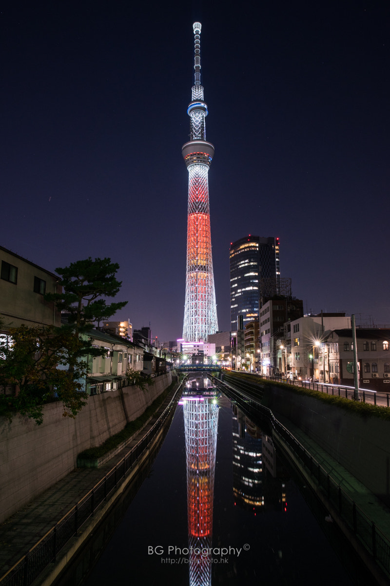 Sony a7 + Canon EF 85mm F1.2L II USM sample photo. スカイ ツリー. photography