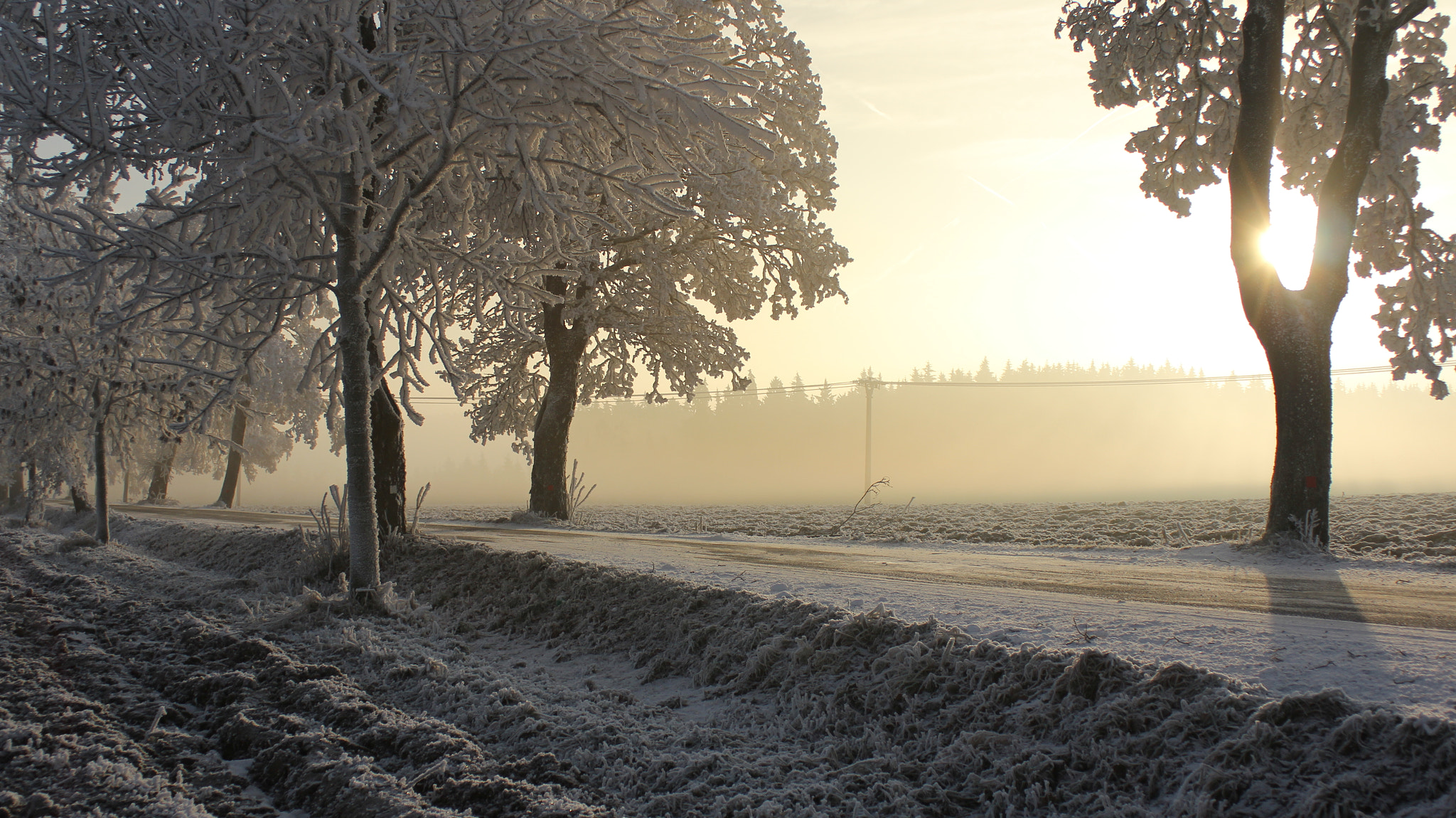 Canon EF 28-90mm f/4-5.6 sample photo. Winter landscape photography