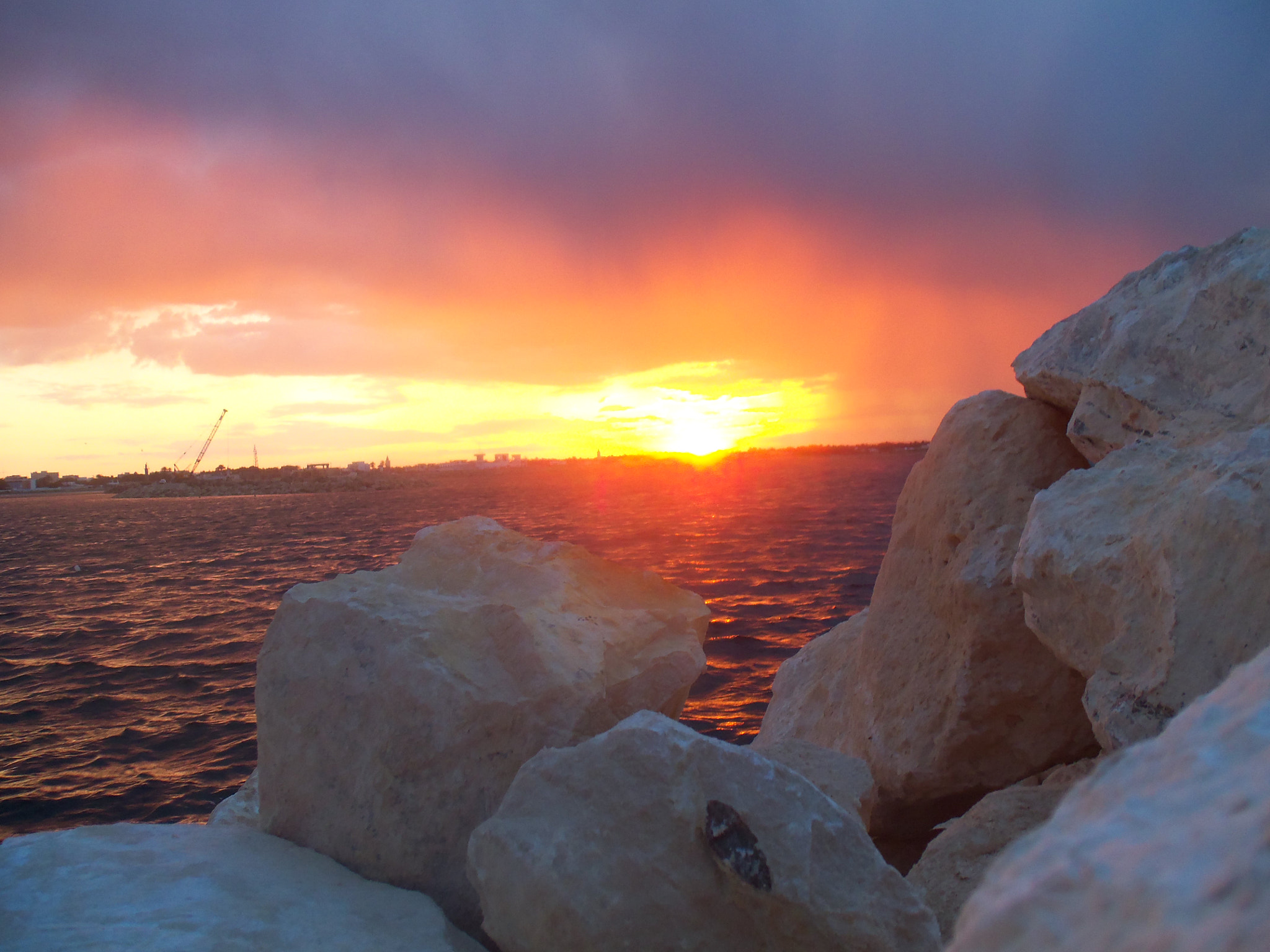 Kodak EASYSHARE M580 DIGITAL CAMERA sample photo. Sunset in tunisia photography