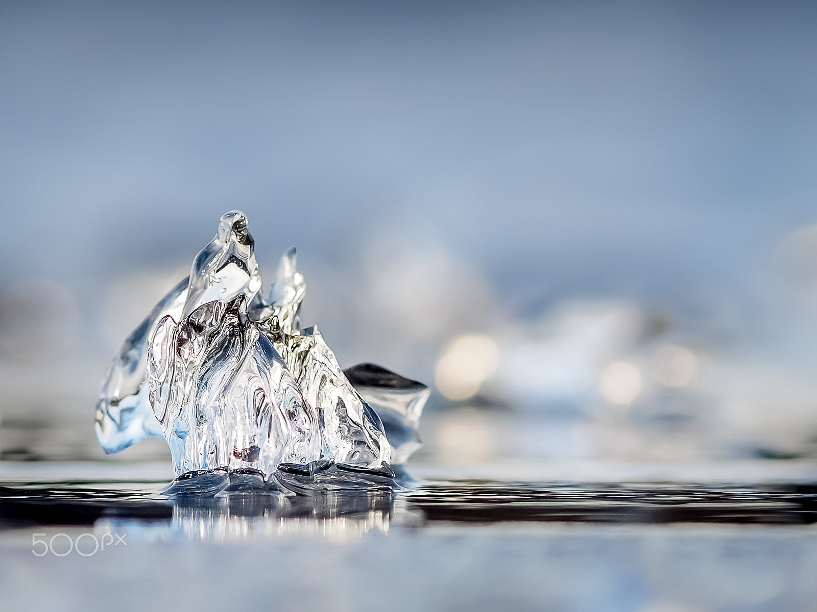 Olympus Zuiko Digital ED 150mm F2.0 sample photo. Glittering ice crystal photography