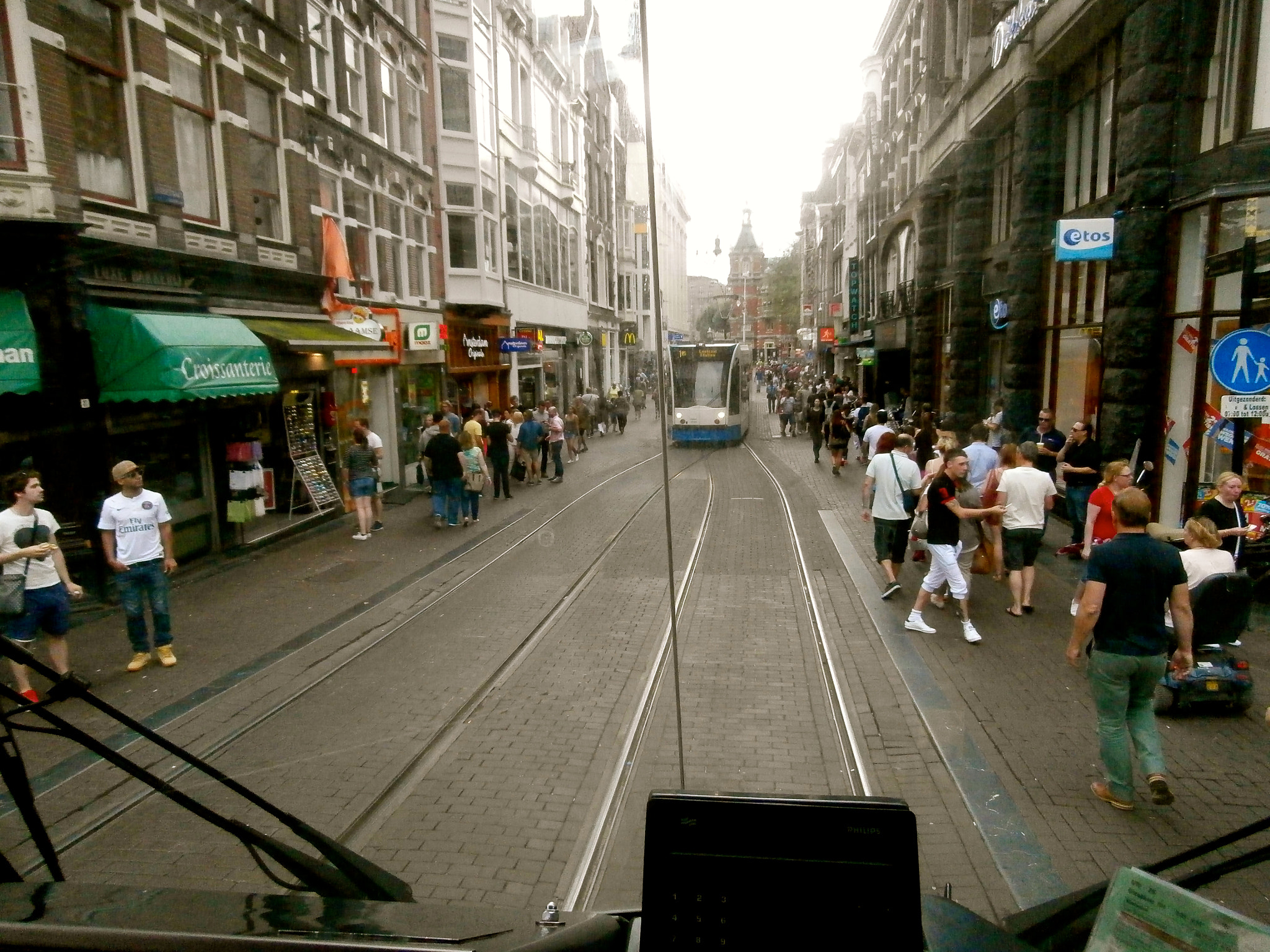 Olympus VR360,D760 sample photo. Leidsestraat tram 1 photography