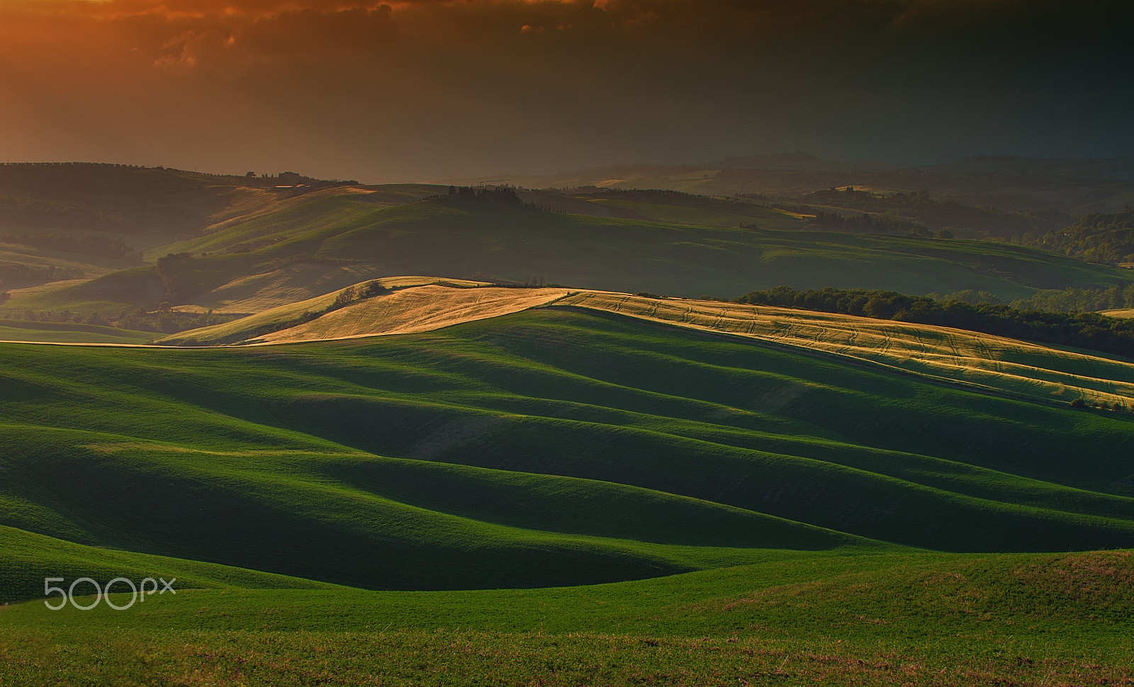 Sigma 50-500mm F4.5-6.3 DG OS HSM sample photo. The crete senesi in the last light photography