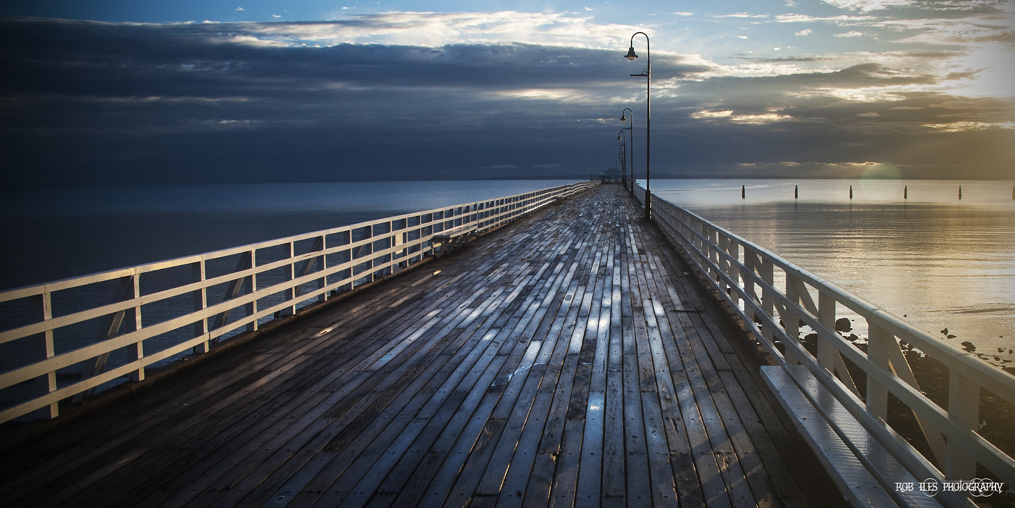 Pentax *ist DL sample photo. Shorncliffe jetty photography