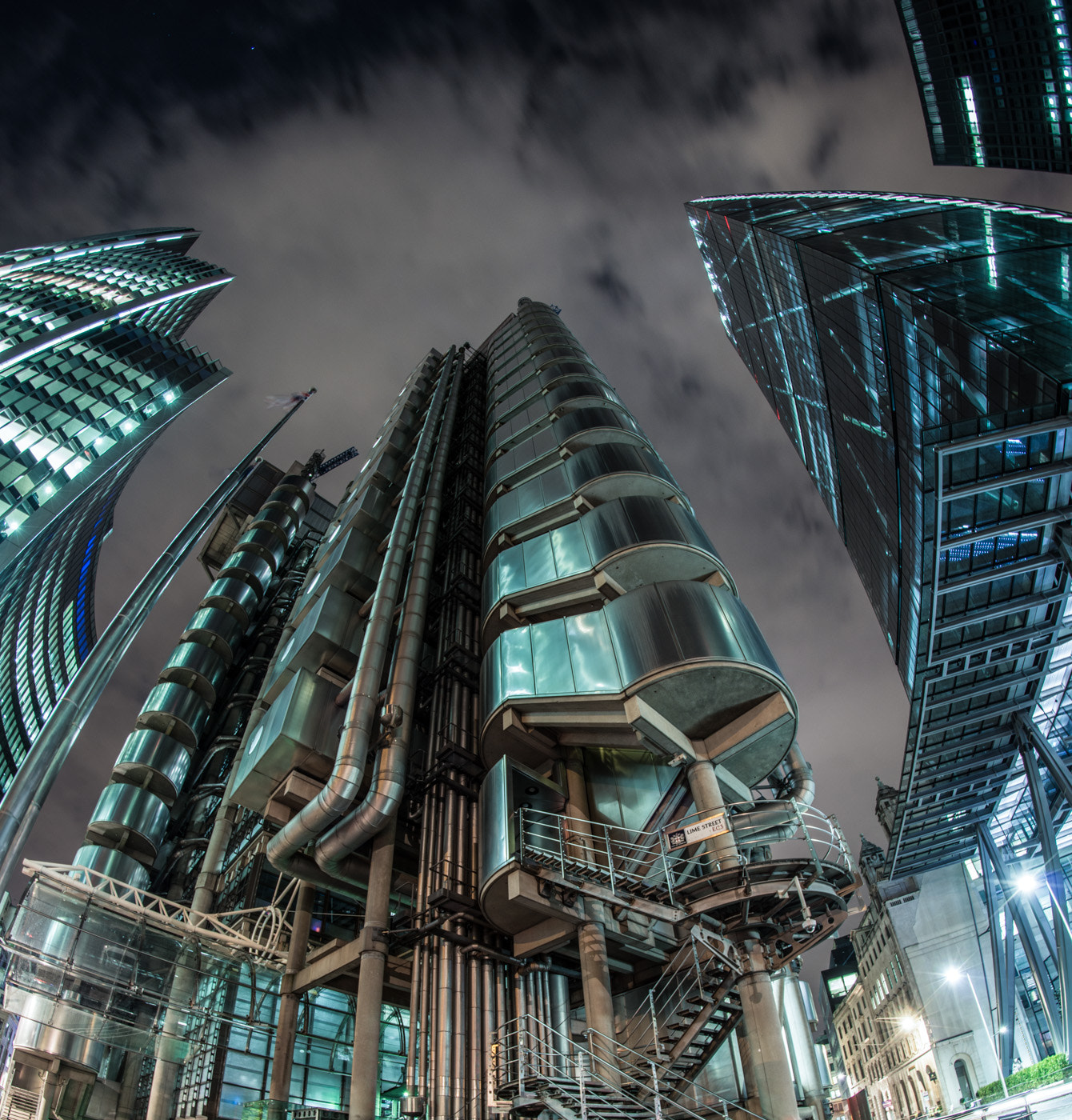 Samyang 12mm F2.8 ED AS NCS Fisheye sample photo. Lloyds building, london photography