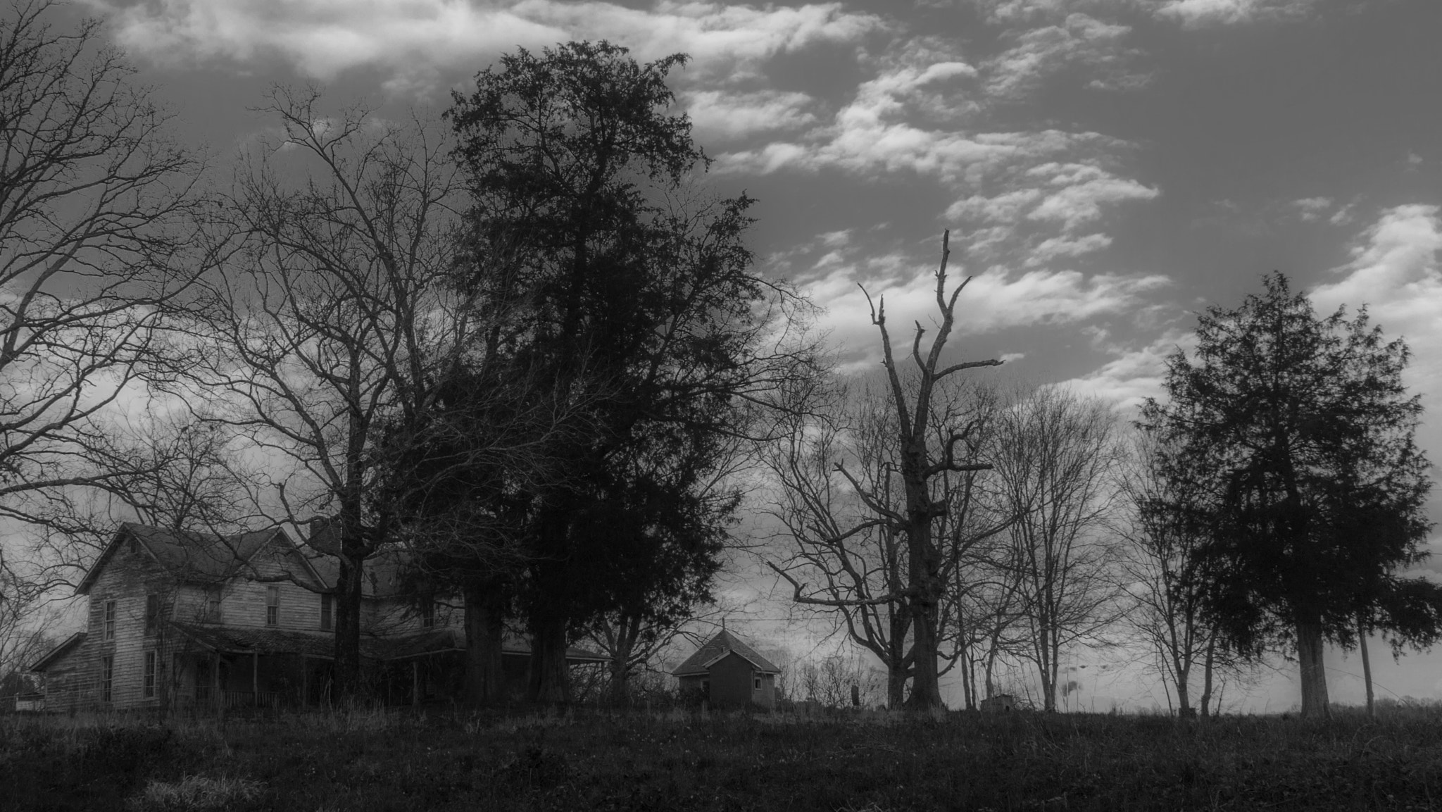 Canon EOS-1D Mark III sample photo. Eerie house photography