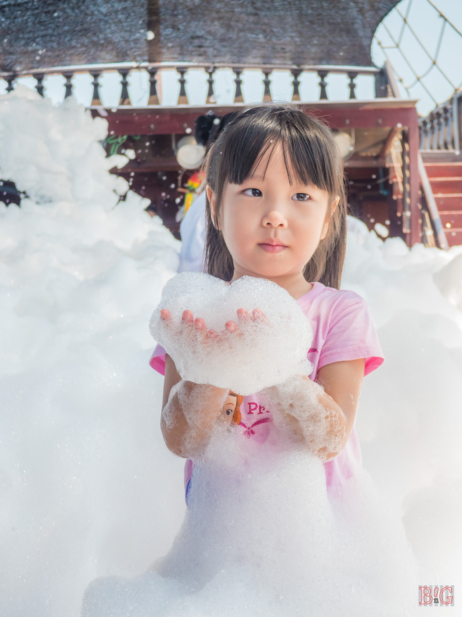 Panasonic Lumix DMC-GX8 + Panasonic Lumix G 14mm F2.5 ASPH sample photo. Ginny at foam party photography