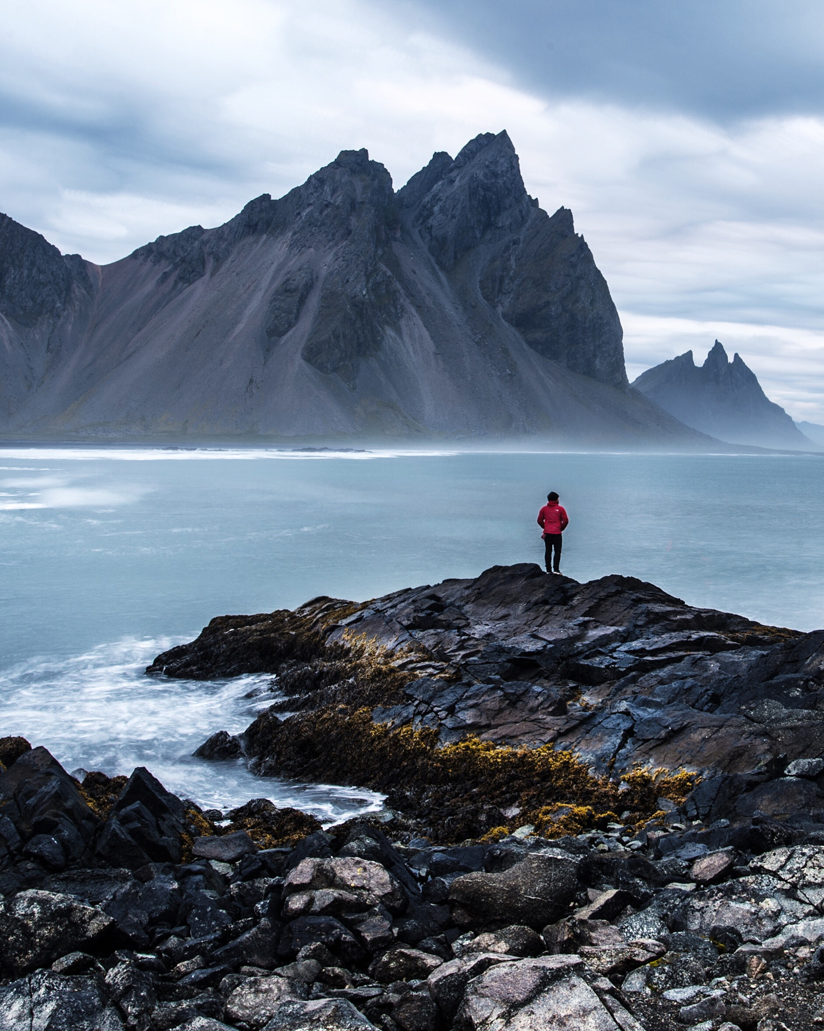 Nikon D4 + Nikon AF-S Nikkor 20mm F1.8G ED sample photo. Self portrait. stokksnes. iceland. photography