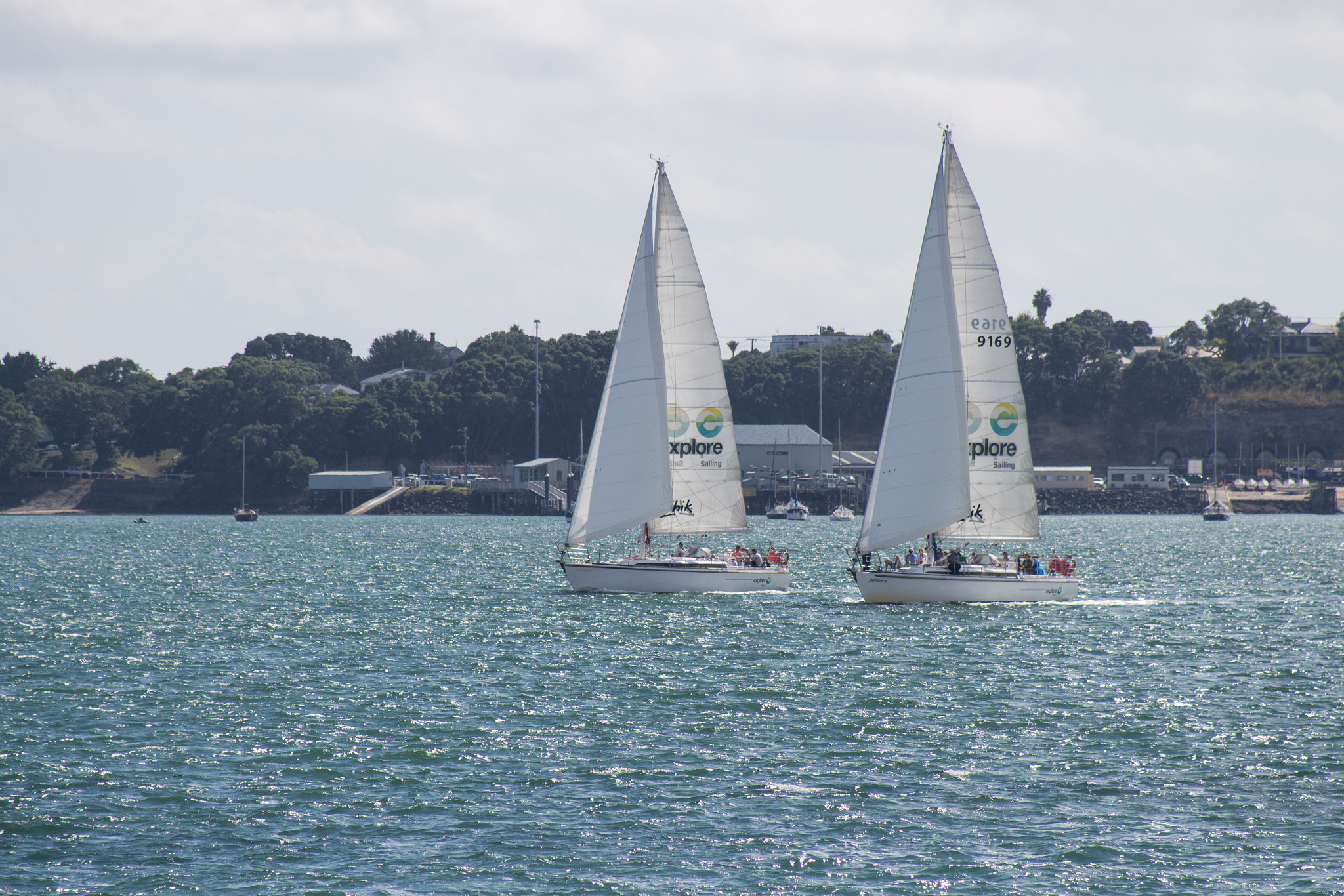 Canon EF 80-200mm F4.5-5.6 II sample photo. Explore nz sailing yachts photography