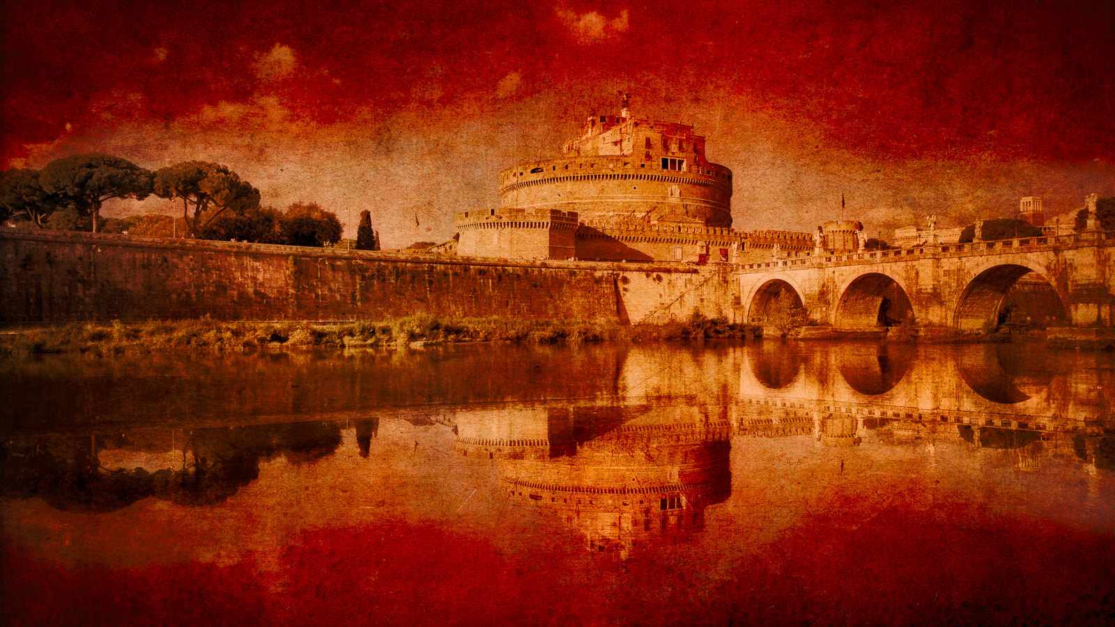 Sony a7R + Sony Vario Tessar T* FE 24-70mm F4 ZA OSS sample photo. Angels fortress in rome photography