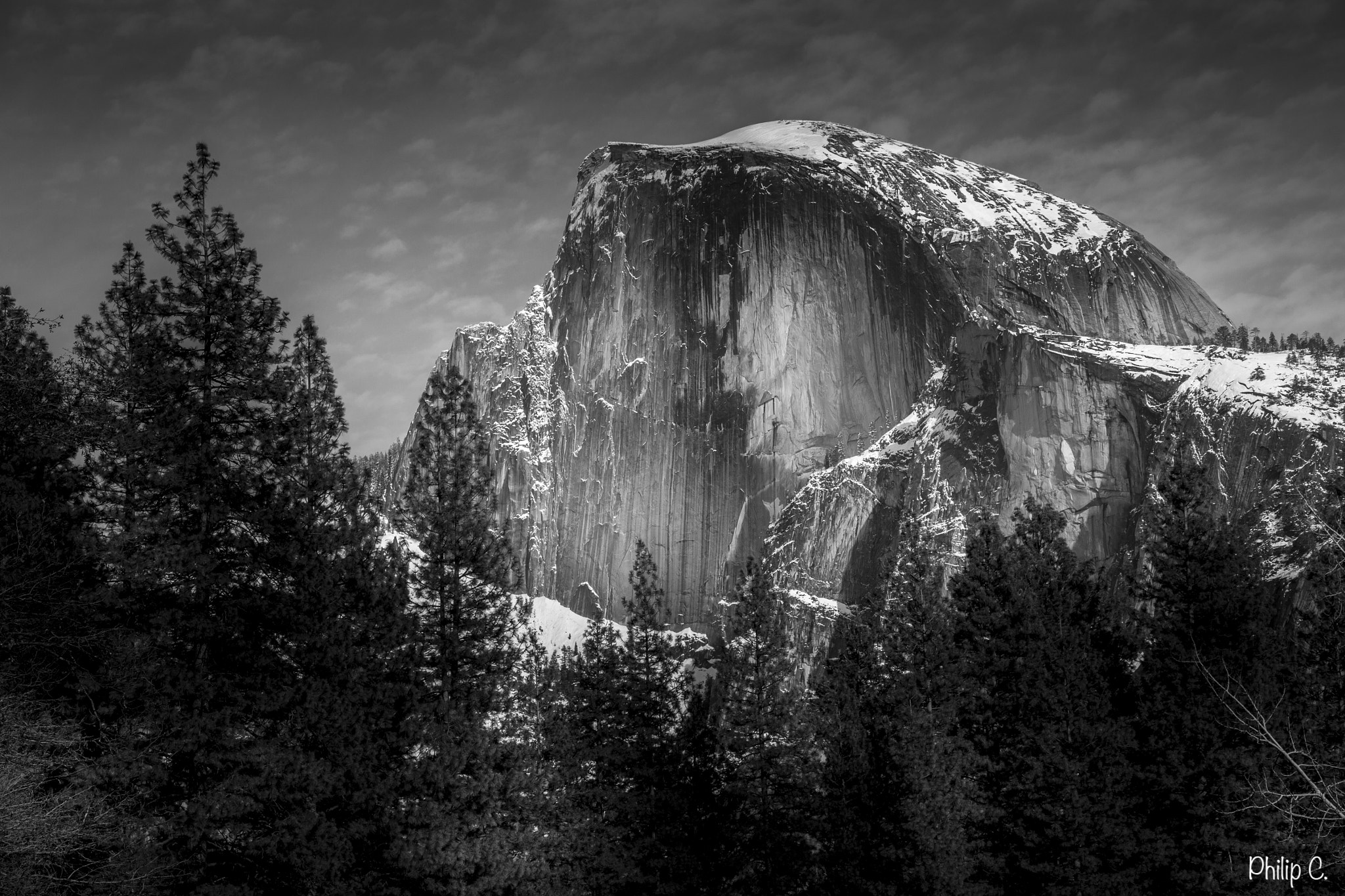 Canon EF-S 18-135mm F3.5-5.6 IS STM sample photo. Half dome with forest photography