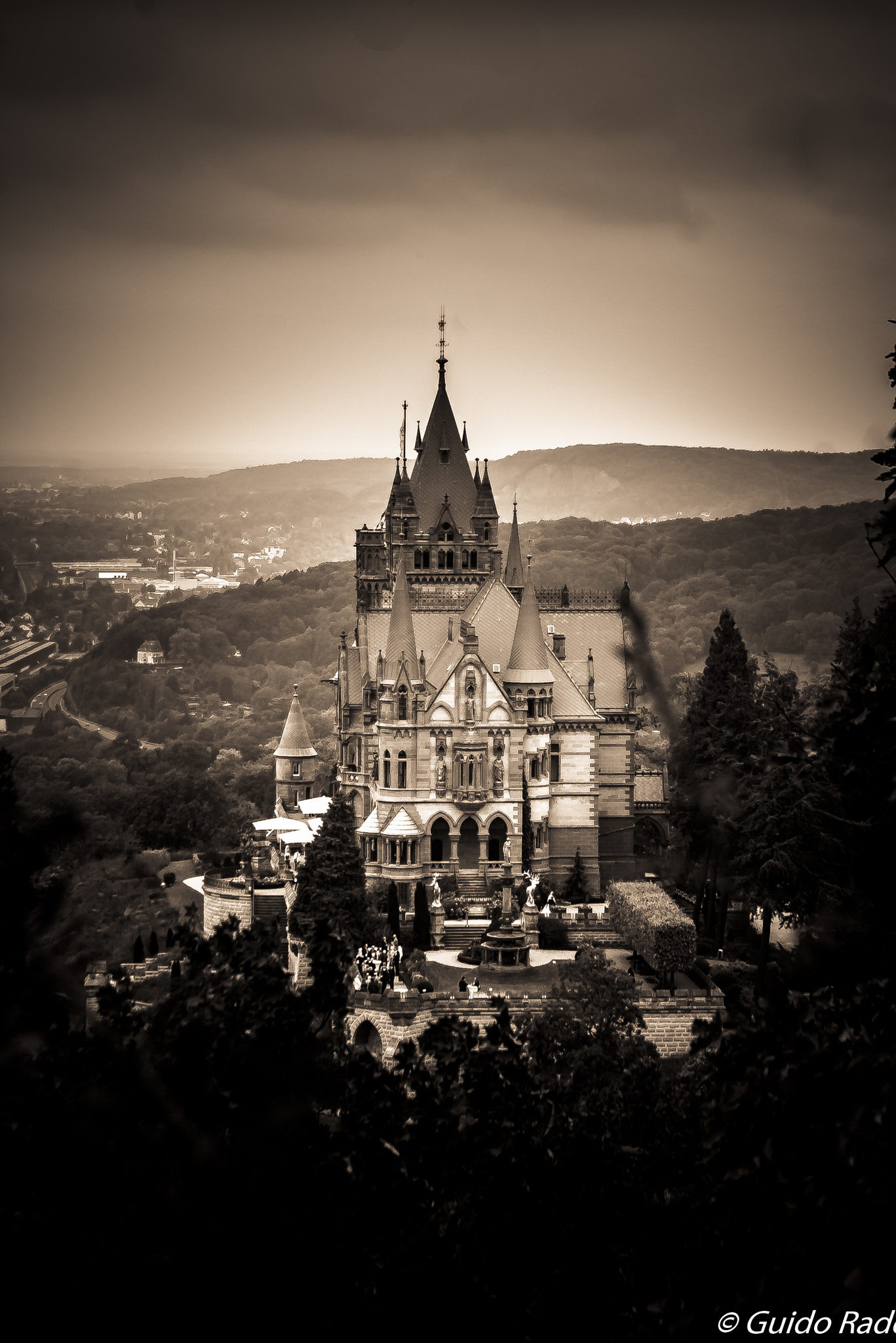 Pentax K100D + Tamron AF 28-300mm F3.5-6.3 XR Di LD Aspherical (IF) Macro sample photo. Castle drachenburg photography