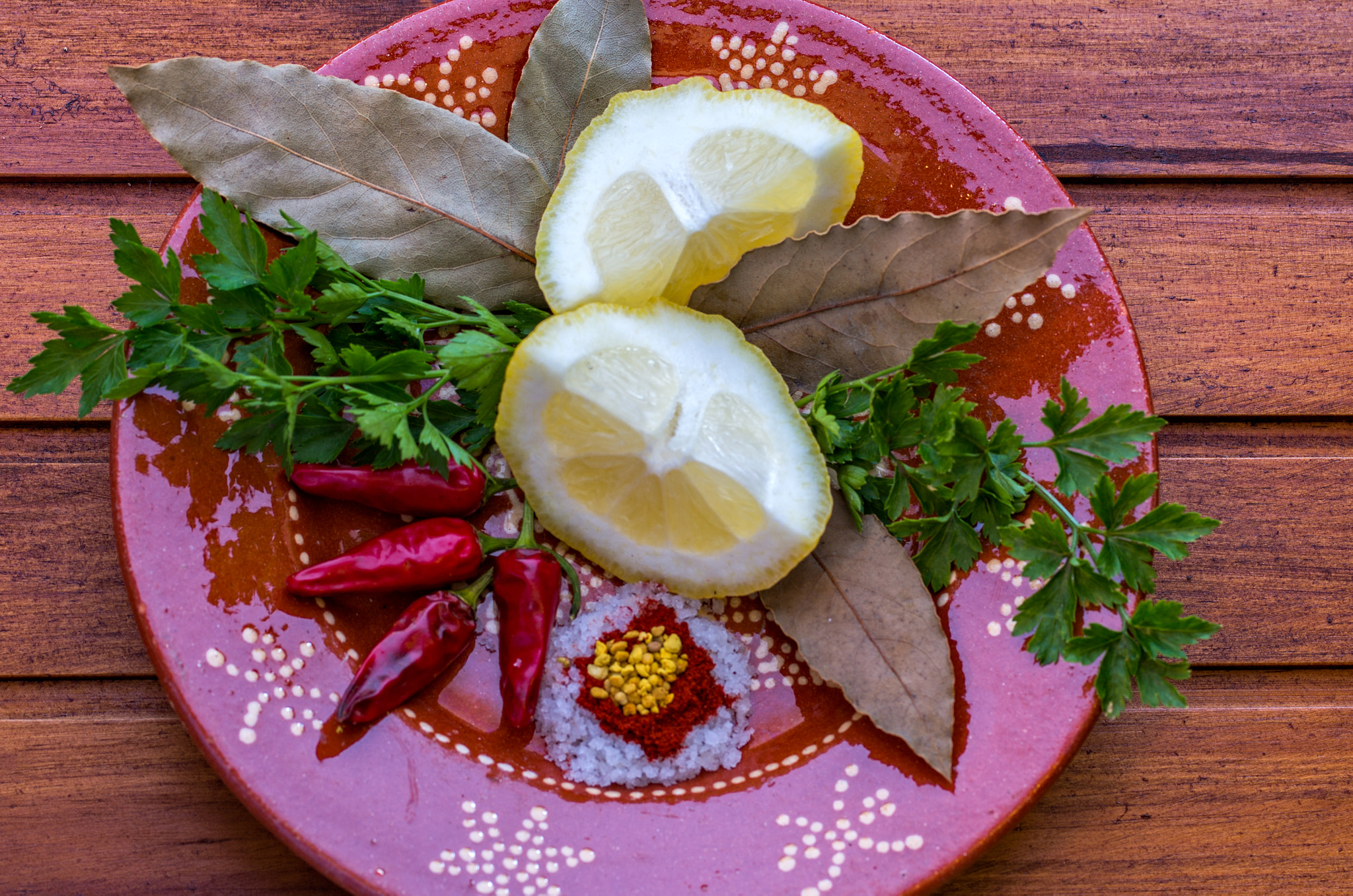 Pentax K-30 + Pentax smc D-FA 50mm F2.8 Macro sample photo. Dish of spices photography