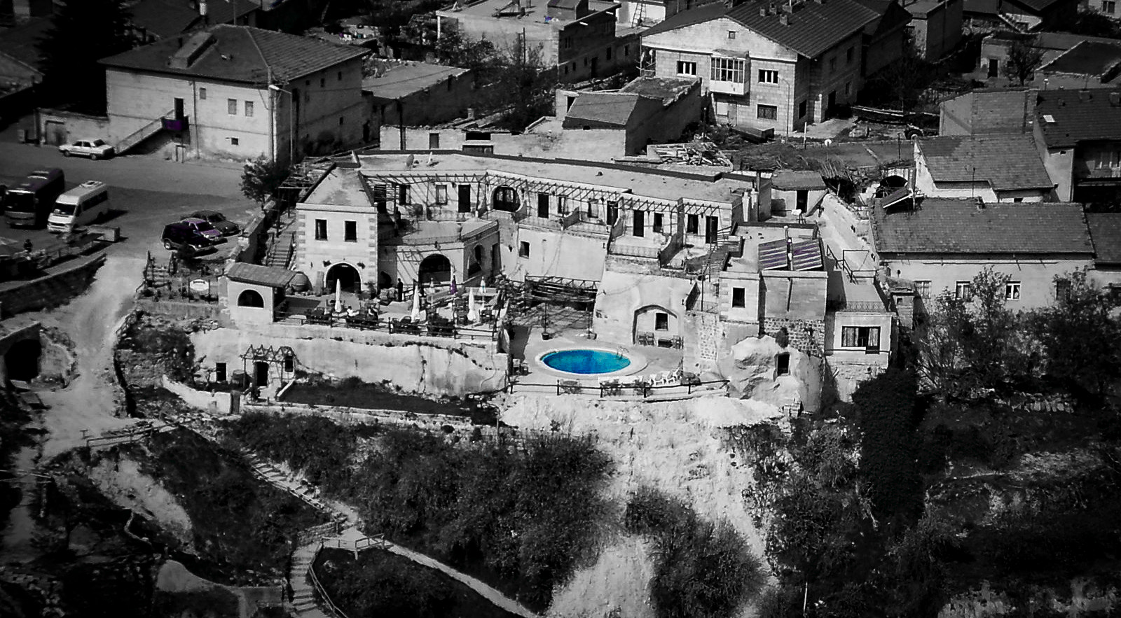 Olympus X450,D535Z,C370Z sample photo. Blue on history - cappadocia photography