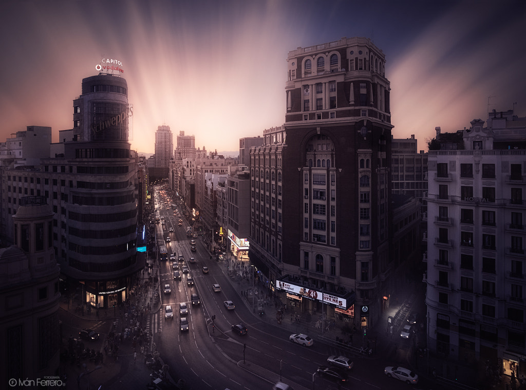 ¿Madrid o Gotham Ciy? de Iván Ferrero en 500px.com