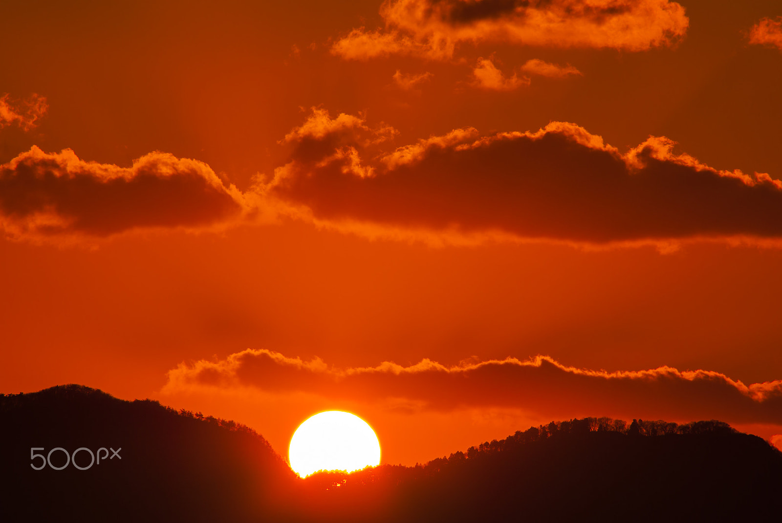 smc PENTAX-DA L 55-300mm F4-5.8 ED sample photo. "日没"sunset photography