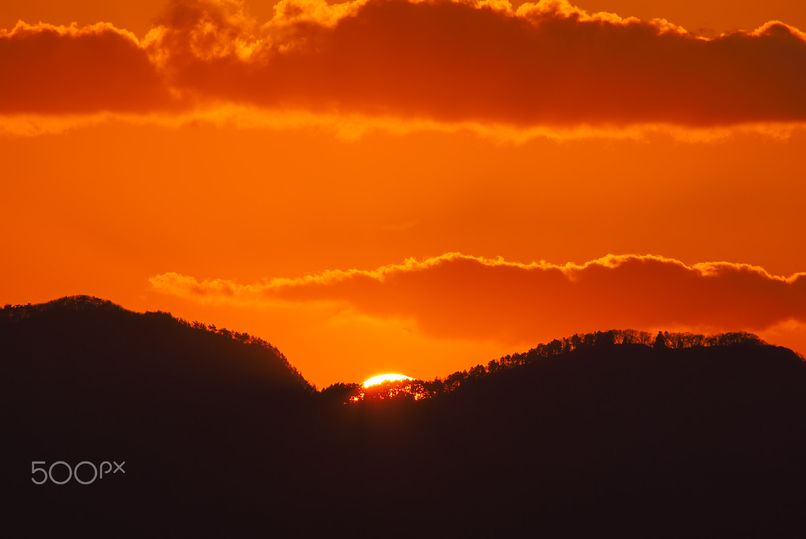 smc PENTAX-DA L 55-300mm F4-5.8 ED sample photo. "日没"sunset photography