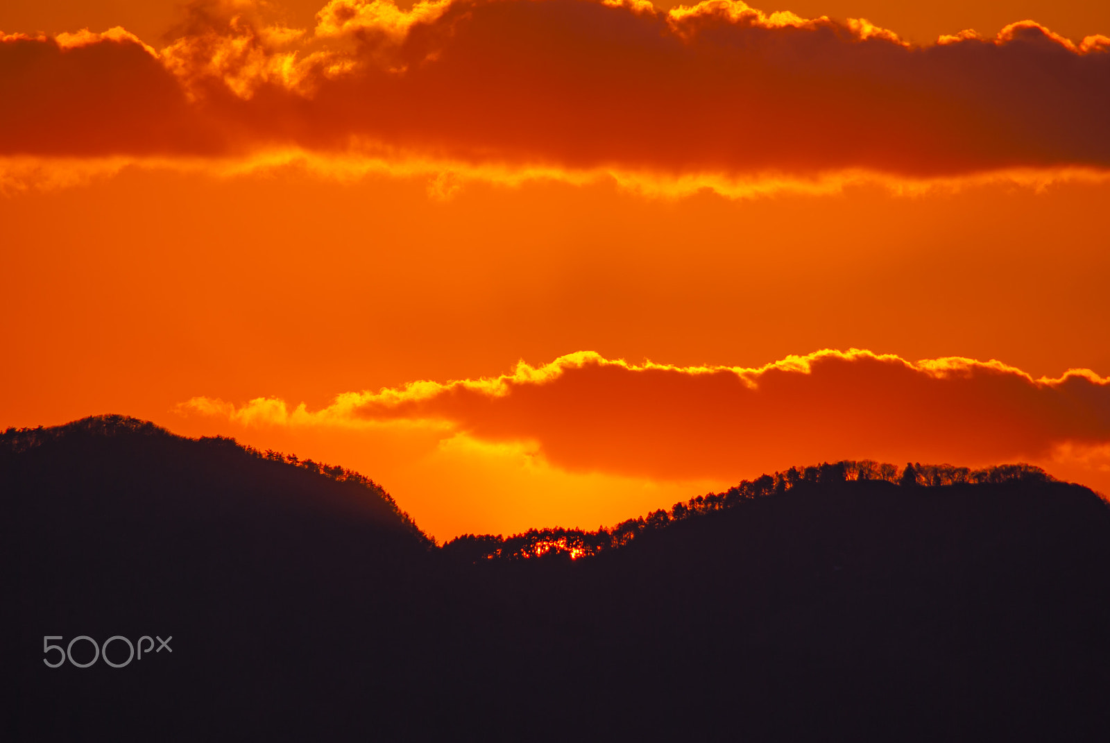 smc PENTAX-DA L 55-300mm F4-5.8 ED sample photo. "日没"sunset photography