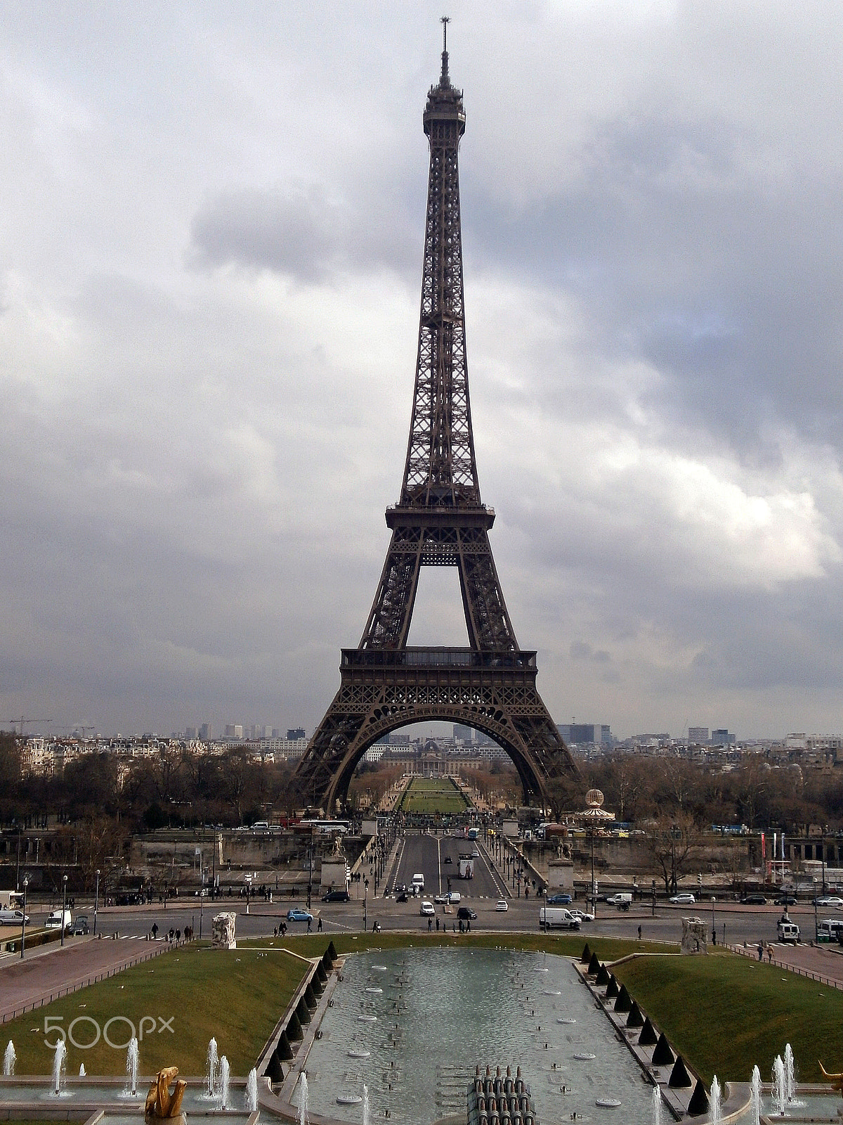Olympus VG110,D700 sample photo. Eiffel tower in paris photography