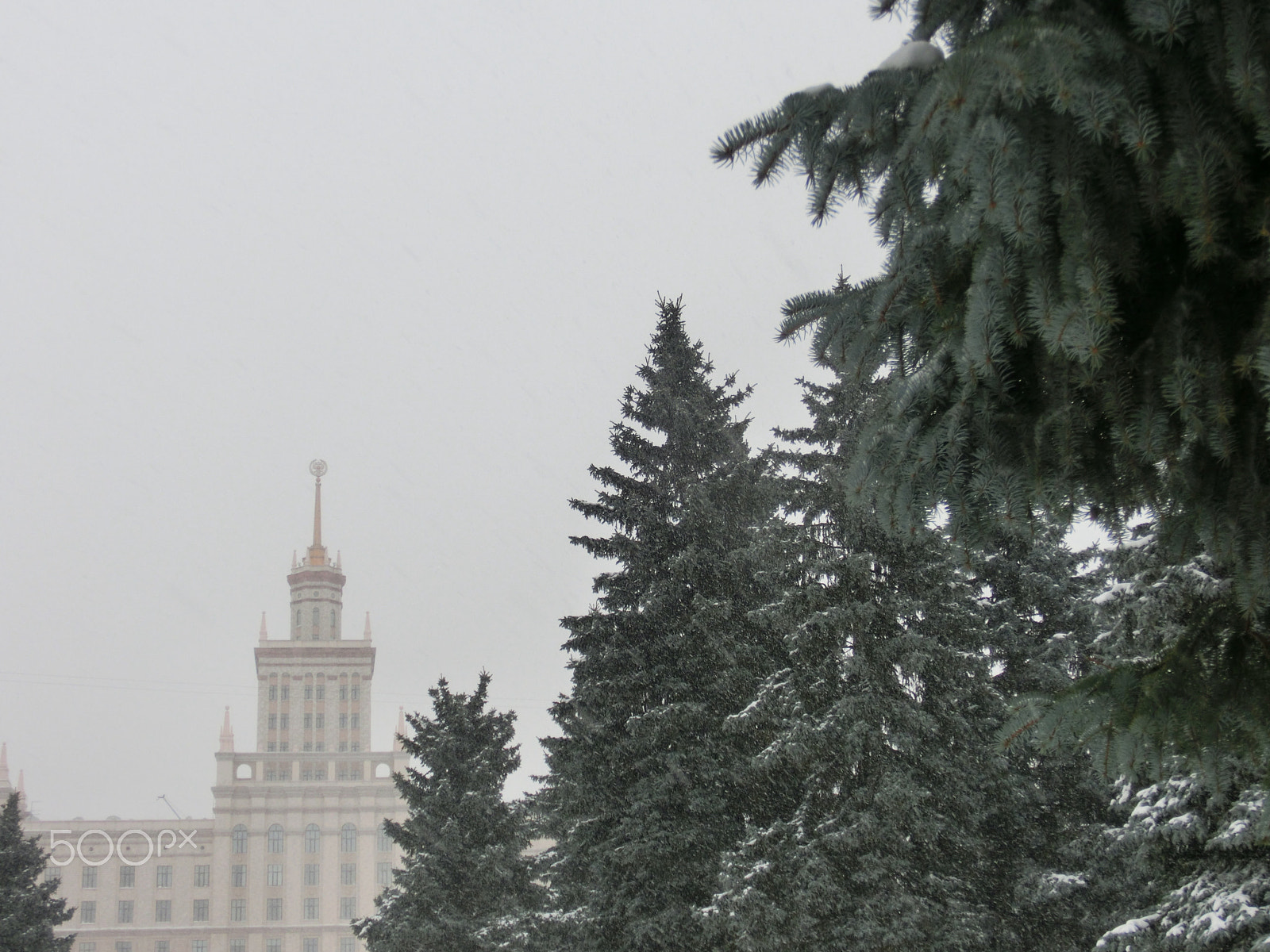 CASIO EX-ZR300 sample photo. Winter street and skywinter - зимняя улица  города photography