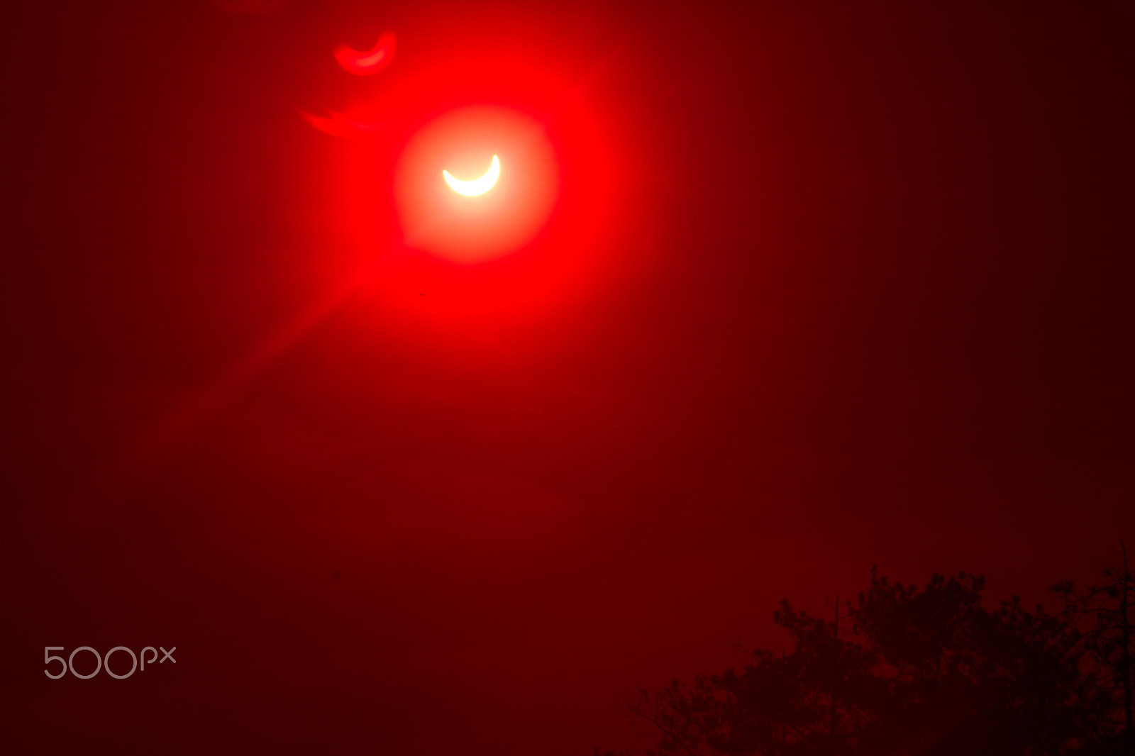 AF Zoom-Nikkor 24-120mm f/3.5-5.6D IF sample photo. 2016 solar eclipse photography