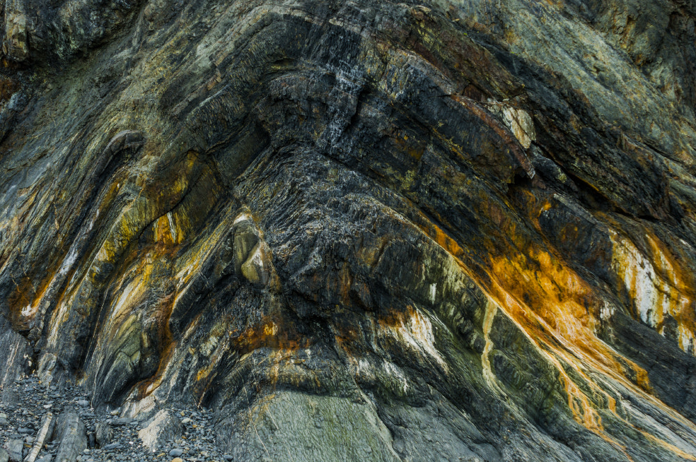 AF Zoom-Nikkor 28-85mm f/3.5-4.5 sample photo. Colored anticline photography