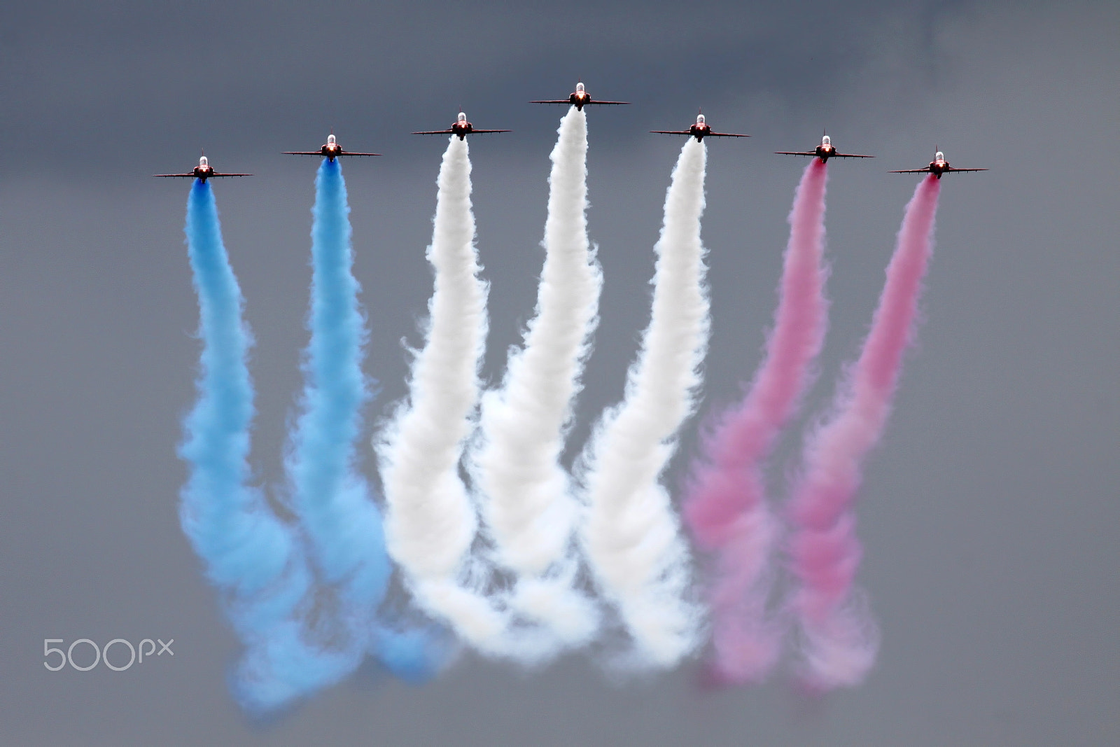 Canon EOS 50D + Canon EF 400mm F5.6L USM sample photo. The royal air force aerobatic team, the red arrows photography