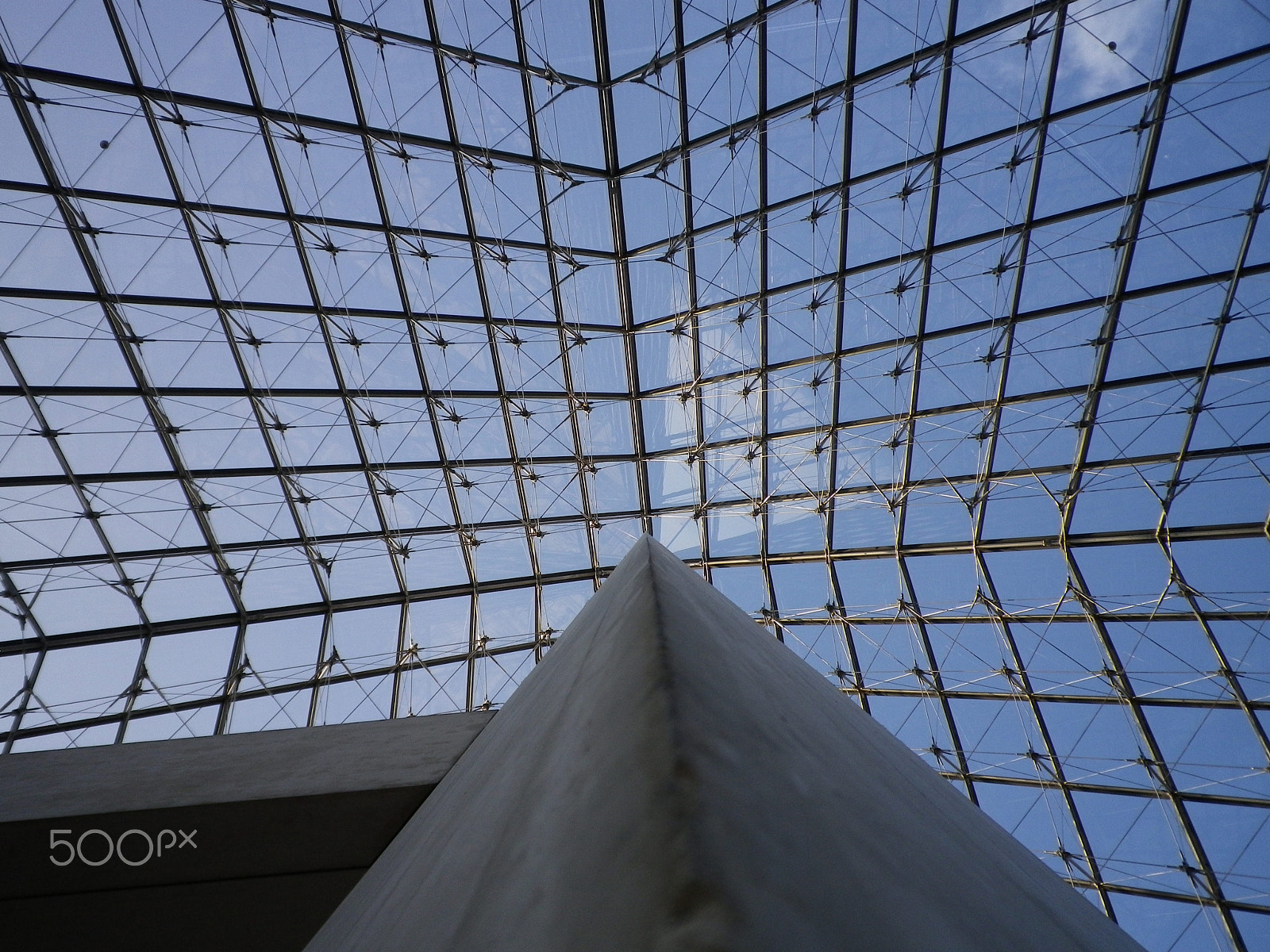 Pentax Optio I-10 sample photo. Concrete, glass and metal photography
