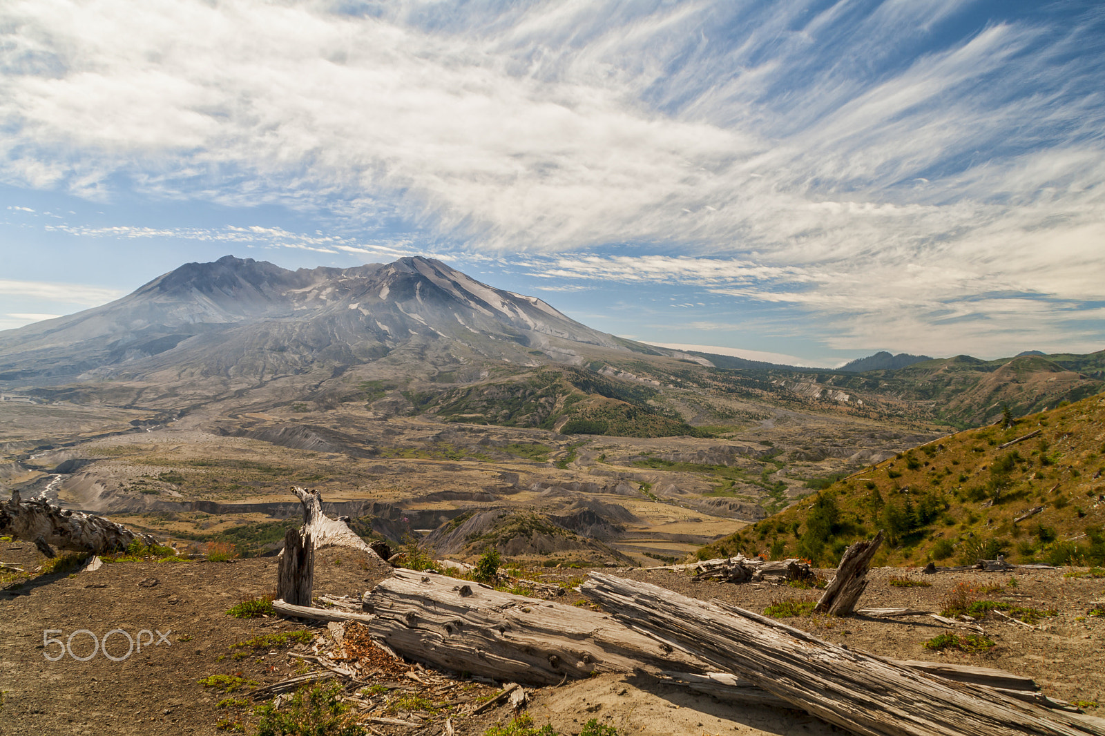 Tamron AF 18-200mm F3.5-6.3 XR Di II LD Aspherical (IF) Macro sample photo. Mount st helens photography
