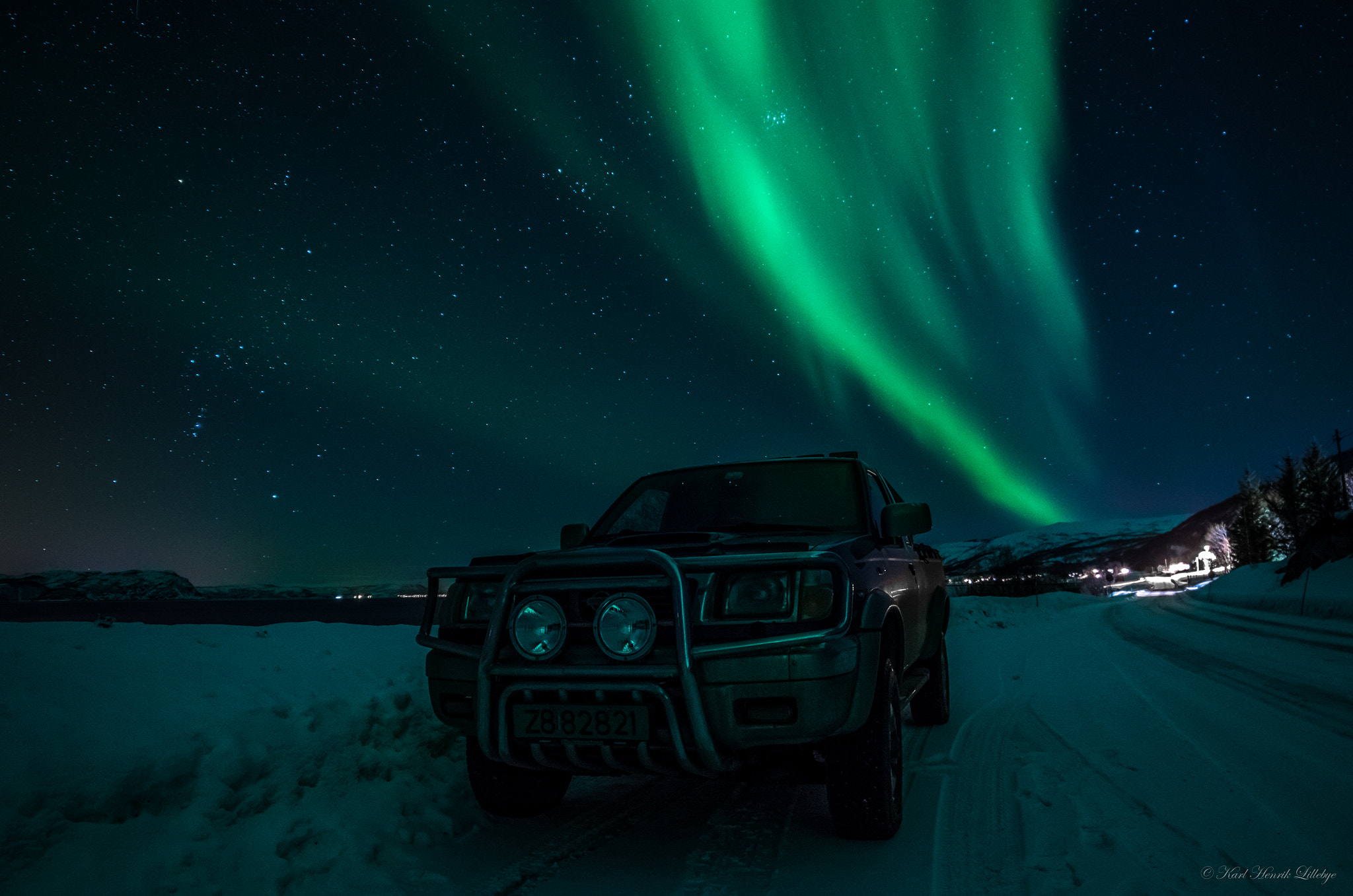 Samyang 14mm F2.8 ED AS IF UMC sample photo. Pickup aurora! photography