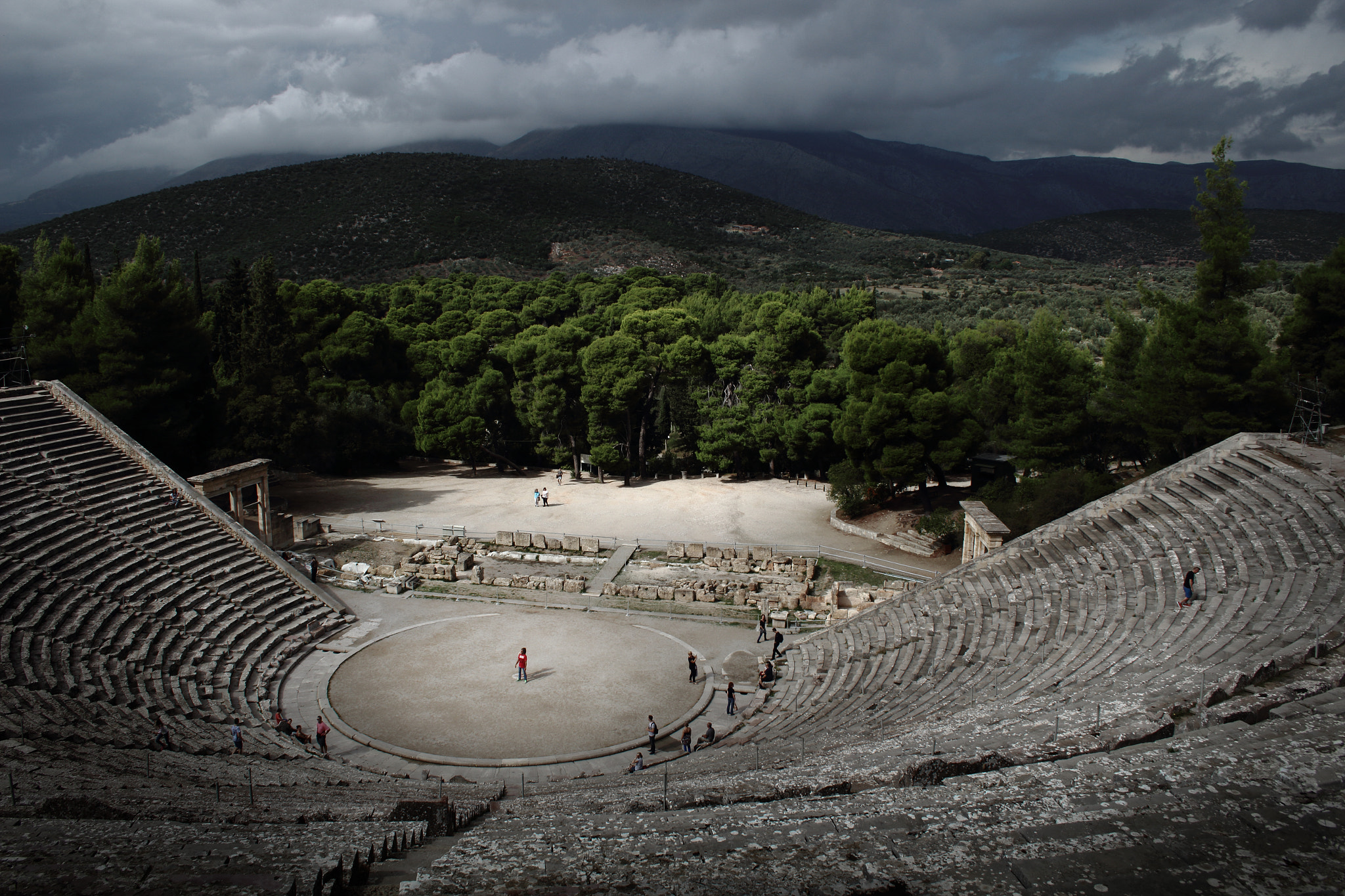 Canon EF-S 18-55mm F3.5-5.6 sample photo. Above epidaurus photography