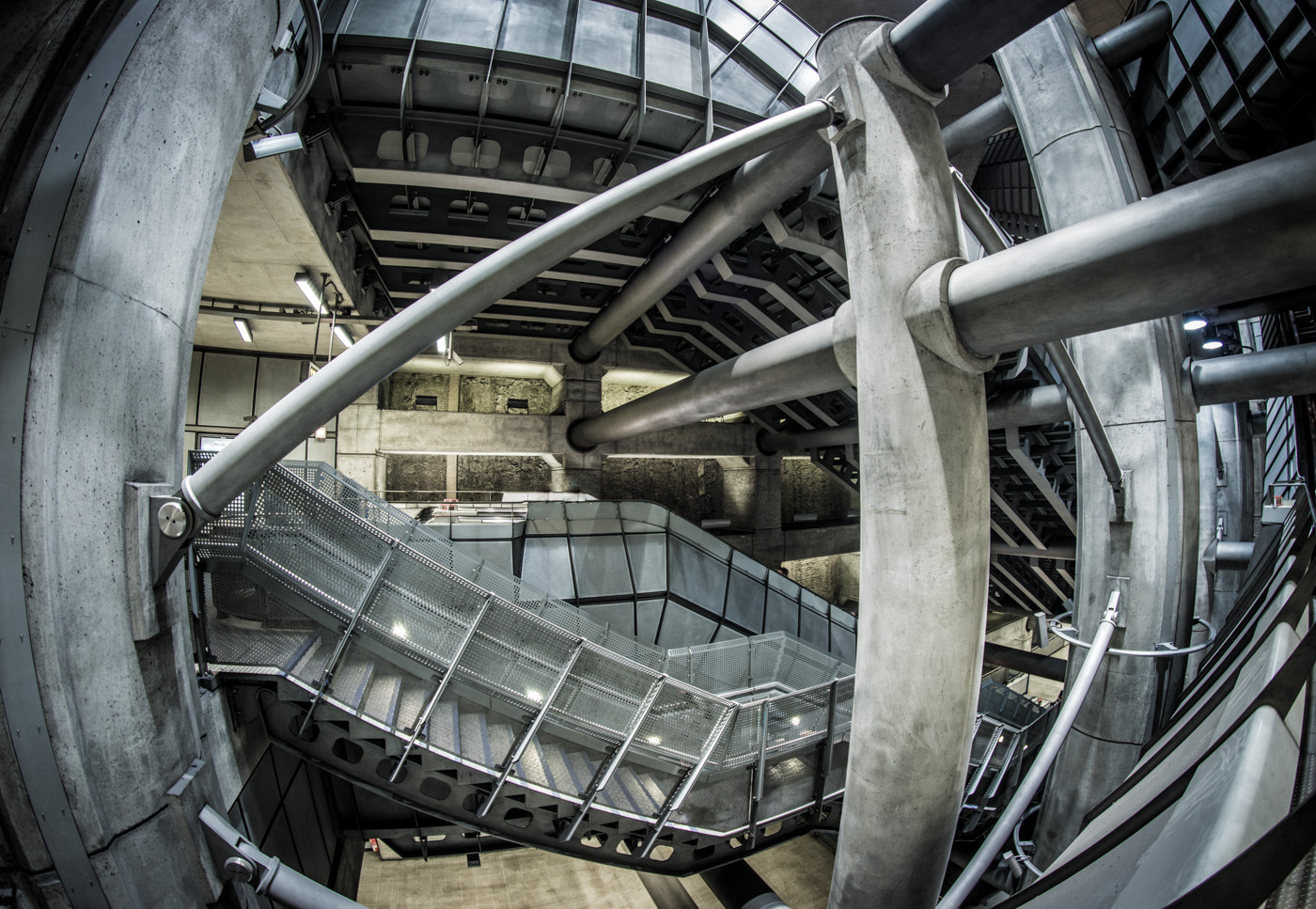 Samyang 12mm F2.8 ED AS NCS Fisheye sample photo. Westminster tube station photography