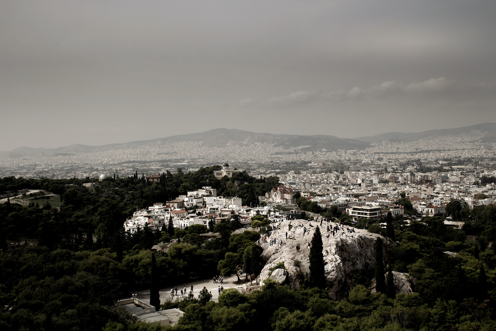 Canon EF-S 18-55mm F3.5-5.6 sample photo. Agora from acropolis photography